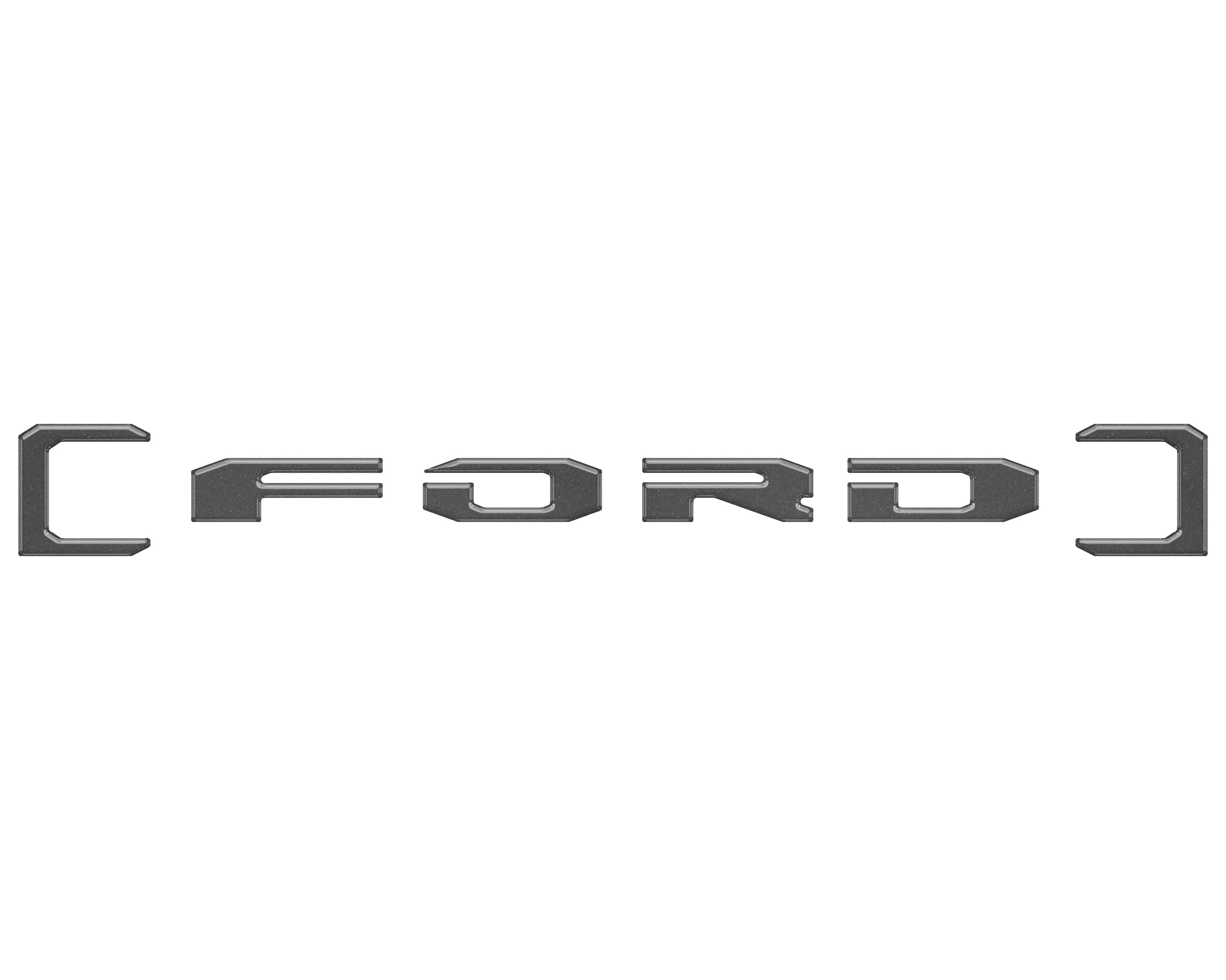 Upper Glove Box Letter Overlays Fits 2023-2026 Ford Super Duty