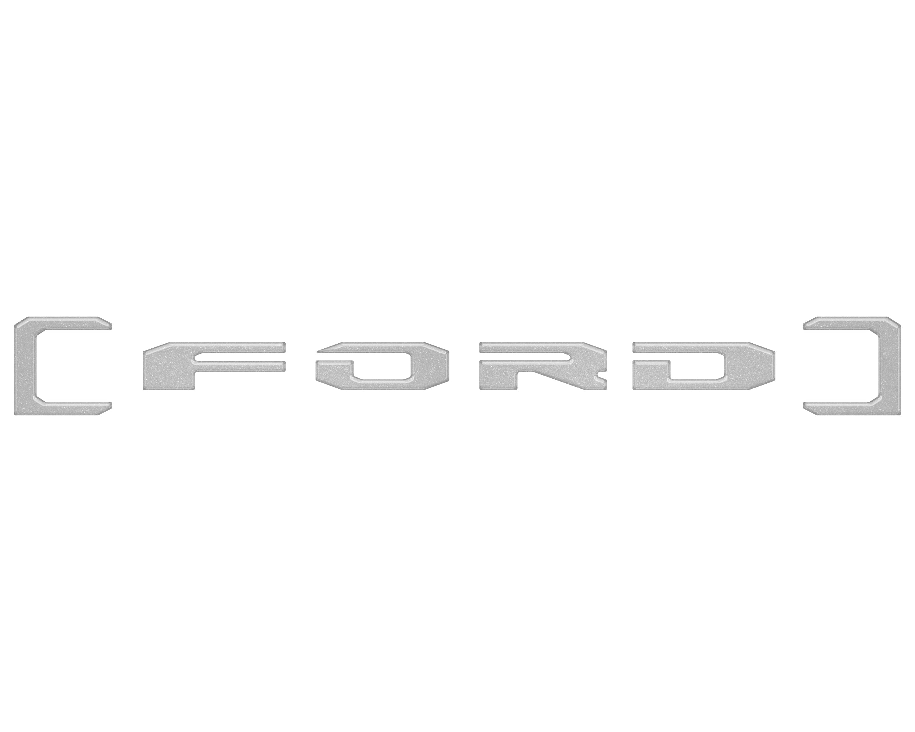 Upper Glove Box Letter Overlays Fits 2023-2026 Ford Super Duty
