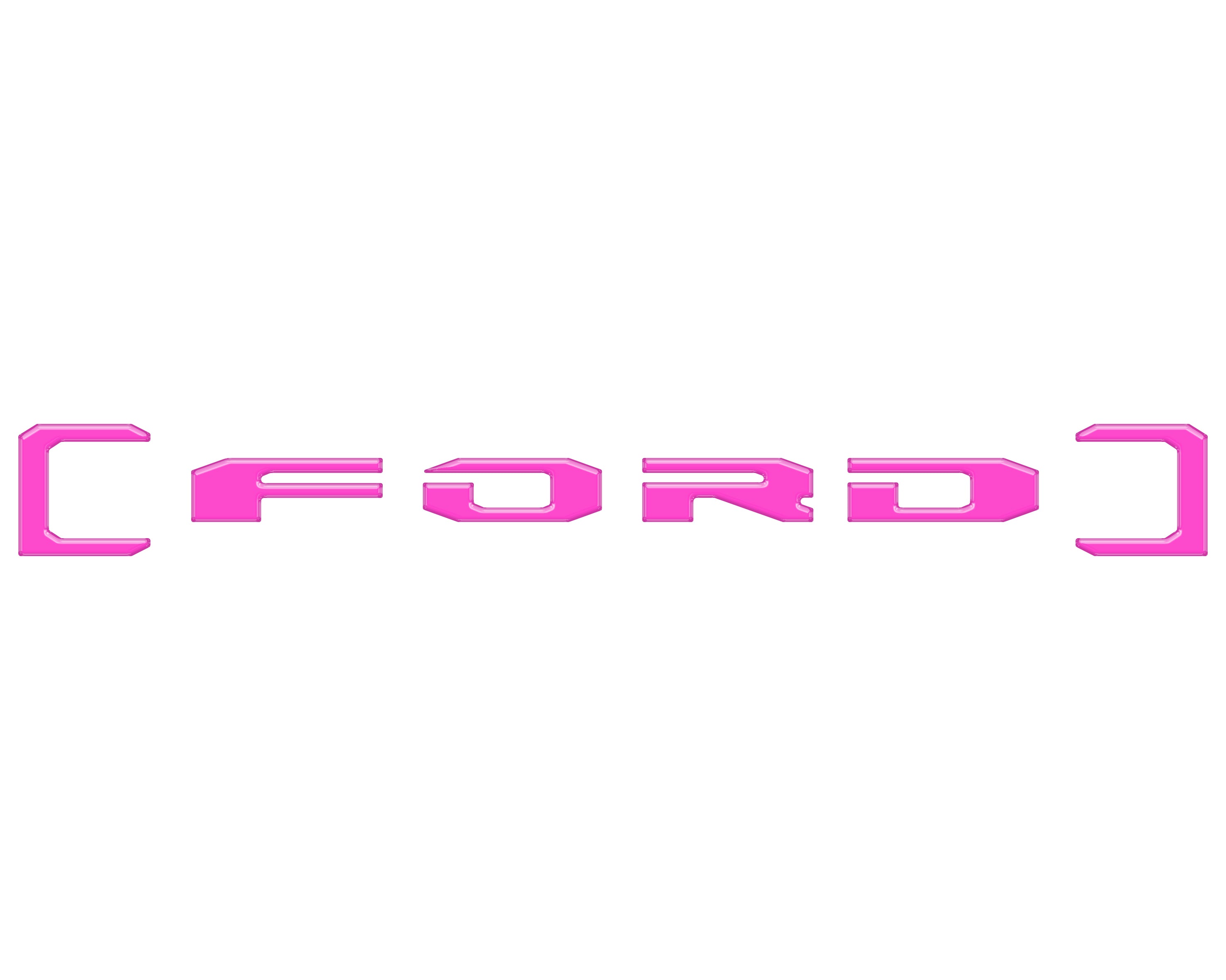 Upper Glove Box Letter Overlays Fits 2023-2026 Ford Super Duty