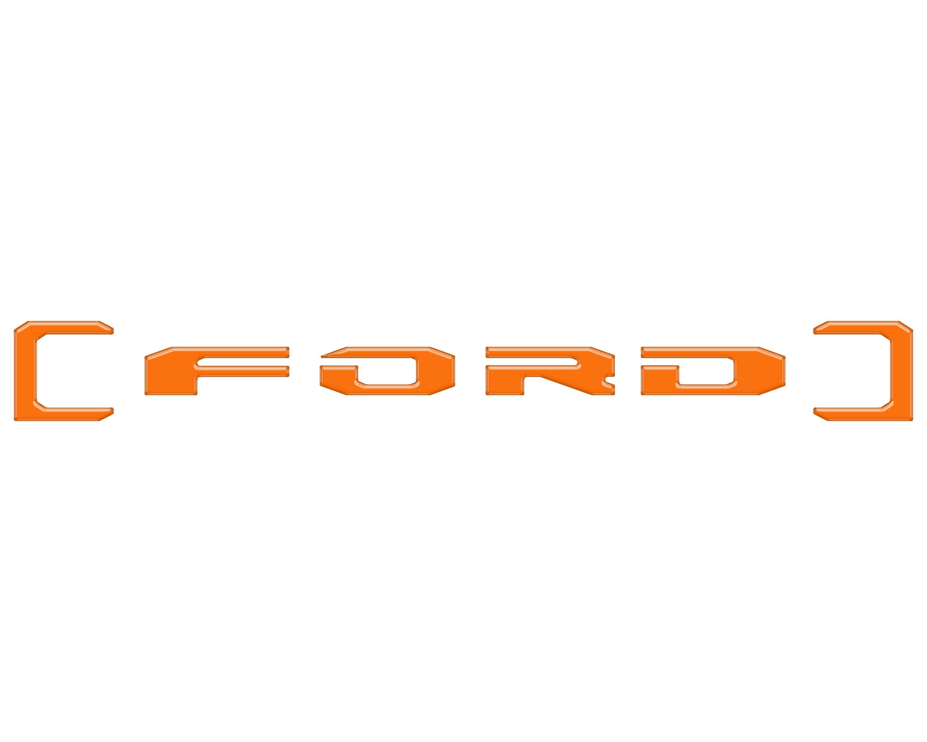 Upper Glove Box Letter Overlays Fits 2023-2026 Ford Super Duty