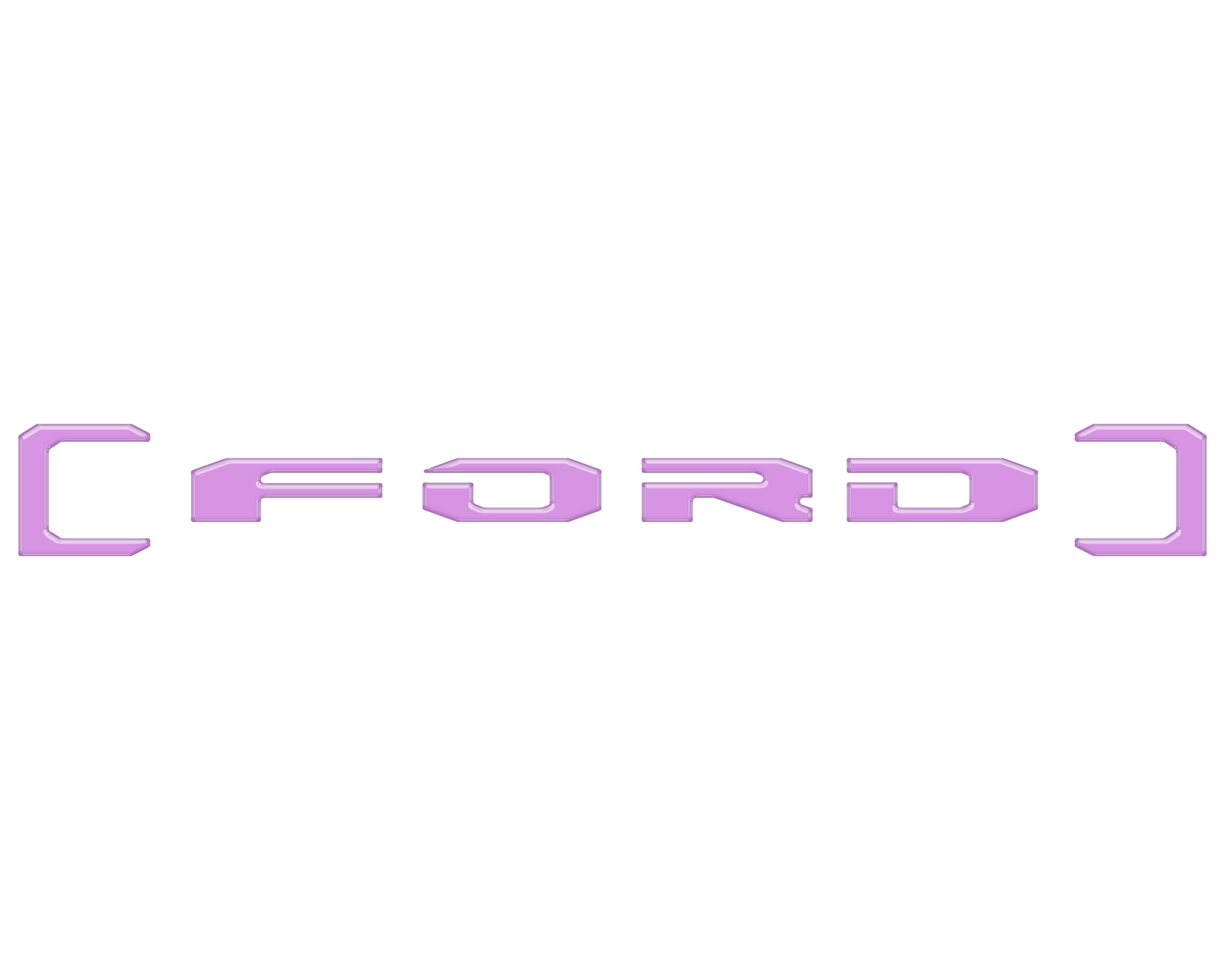 Upper Glove Box Letter Overlays Fits 2023-2026 Ford Super Duty