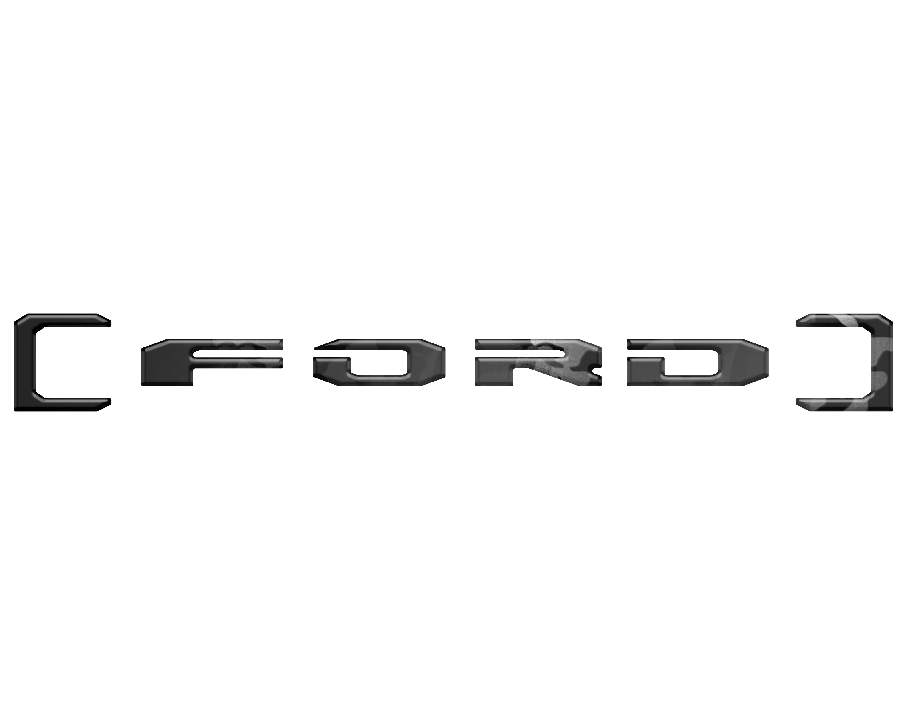 Upper Glove Box Letter Overlays Fits 2023-2026 Ford Super Duty