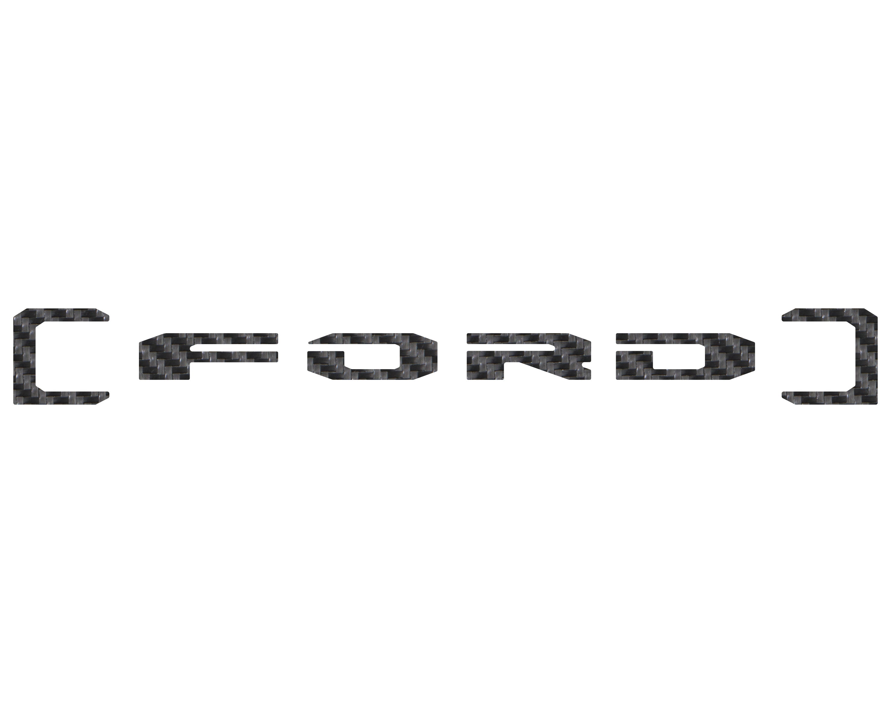 Upper Glove Box Letter Overlays Fits 2023-2026 Ford Super Duty