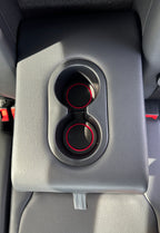 Rear Seat Fold Down Cupholder Foam Inserts Fits 2023-2026 Ford Super Duty
