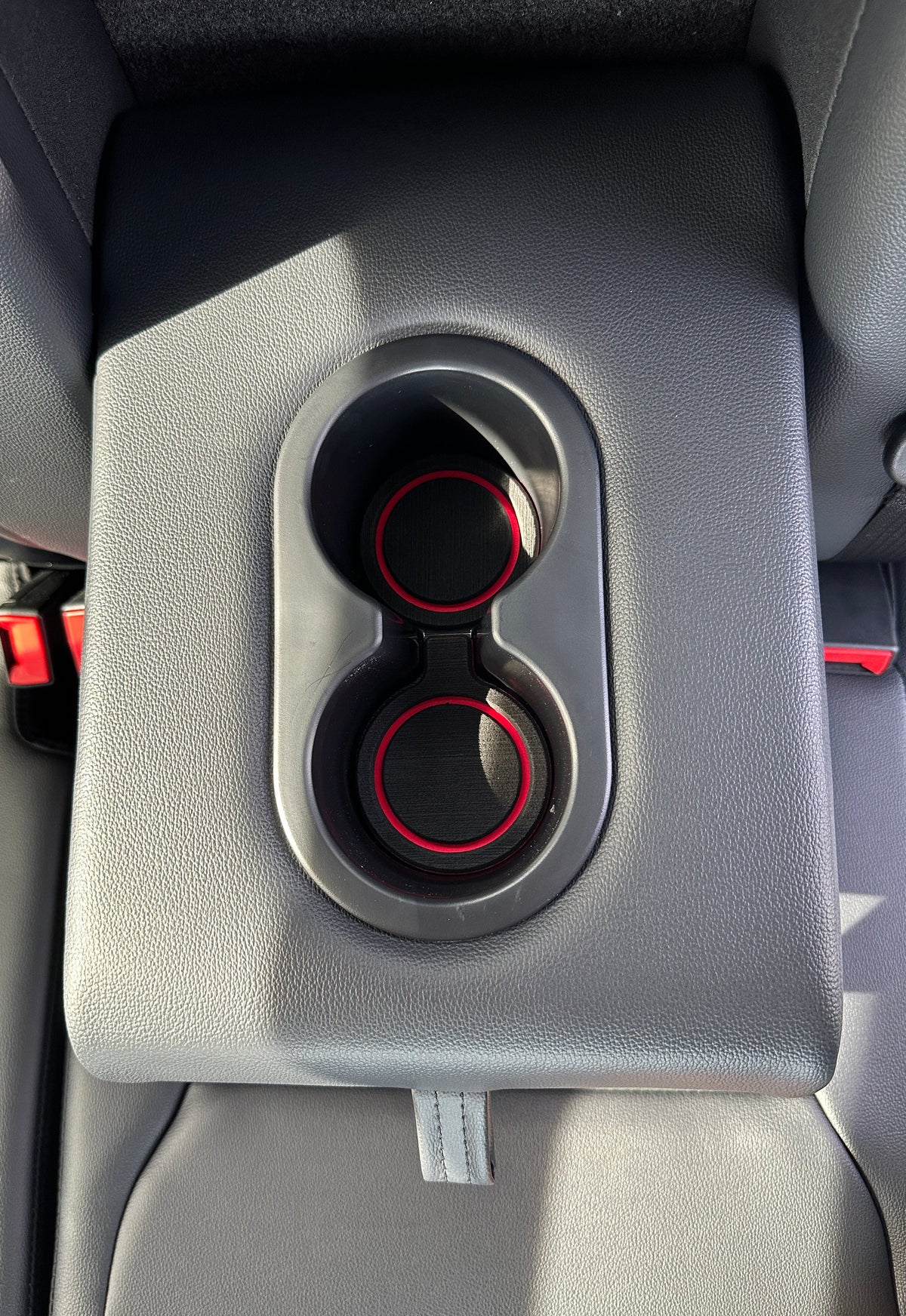 Rear Seat Fold Down Cupholder Foam Inserts Fits 2023-2026 Ford Super Duty