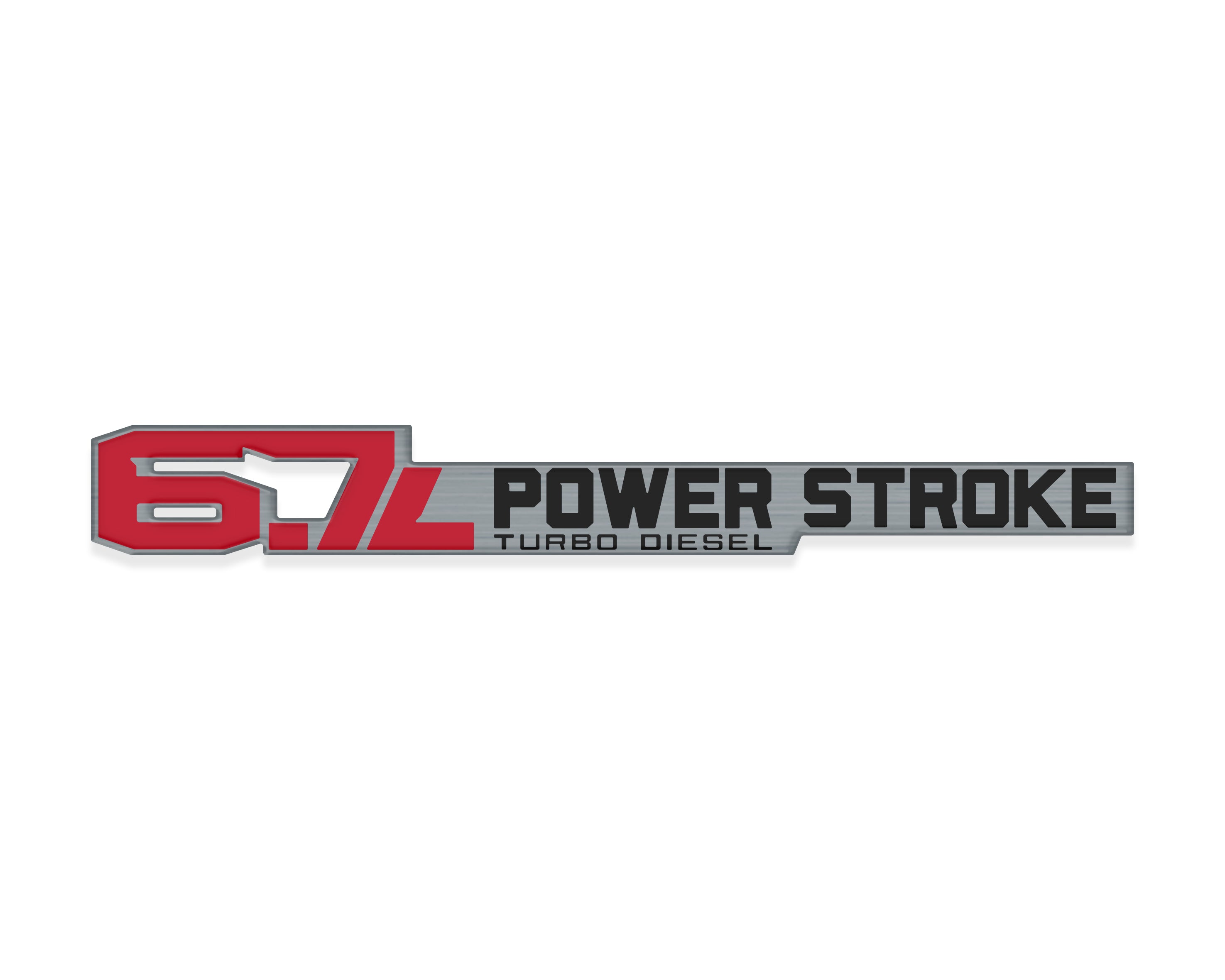 6.7 Power Stroke Badge Fits 2011-2026 Ford Super Duty