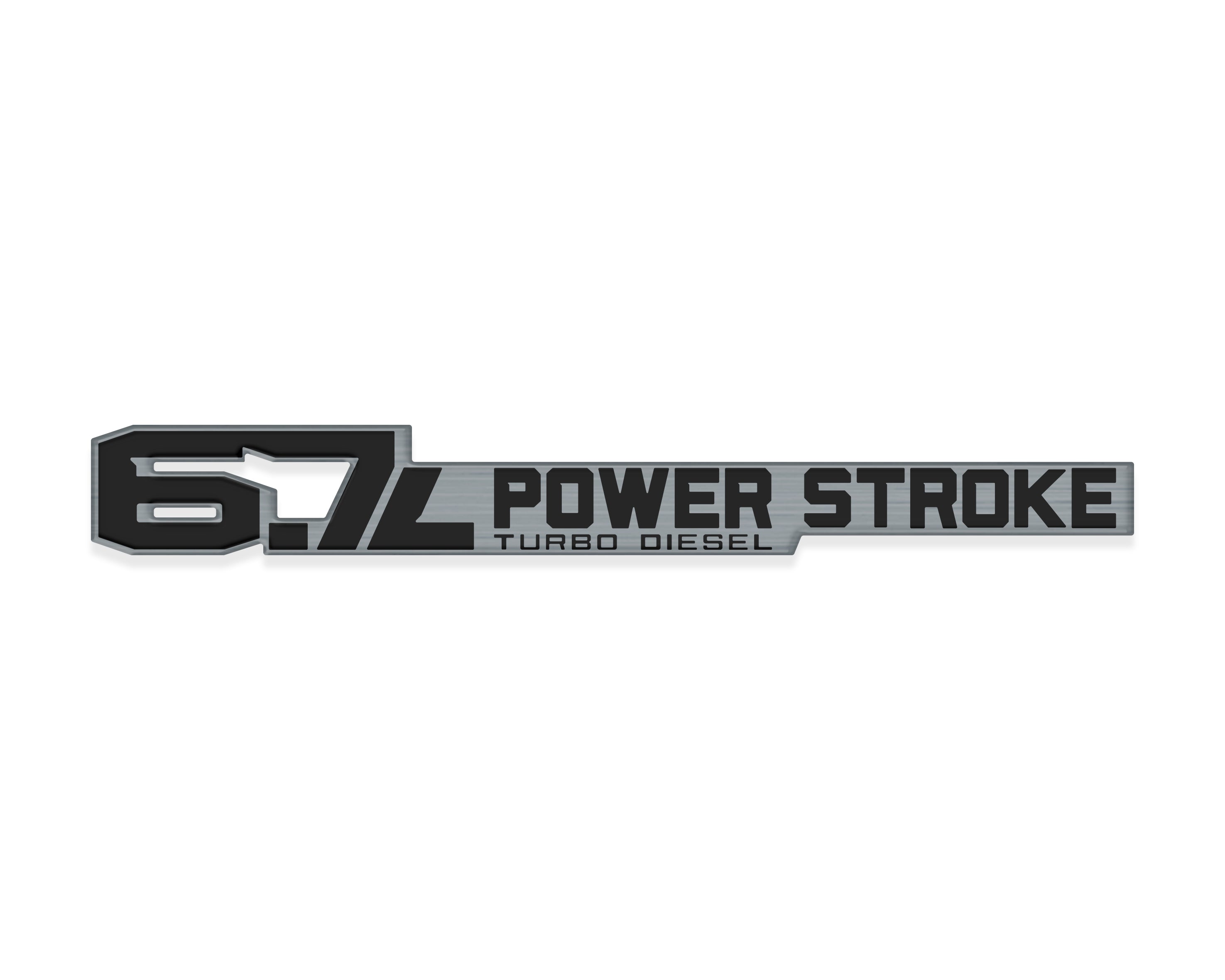 6.7 Power Stroke Badge Fits 2011-2026 Ford Super Duty
