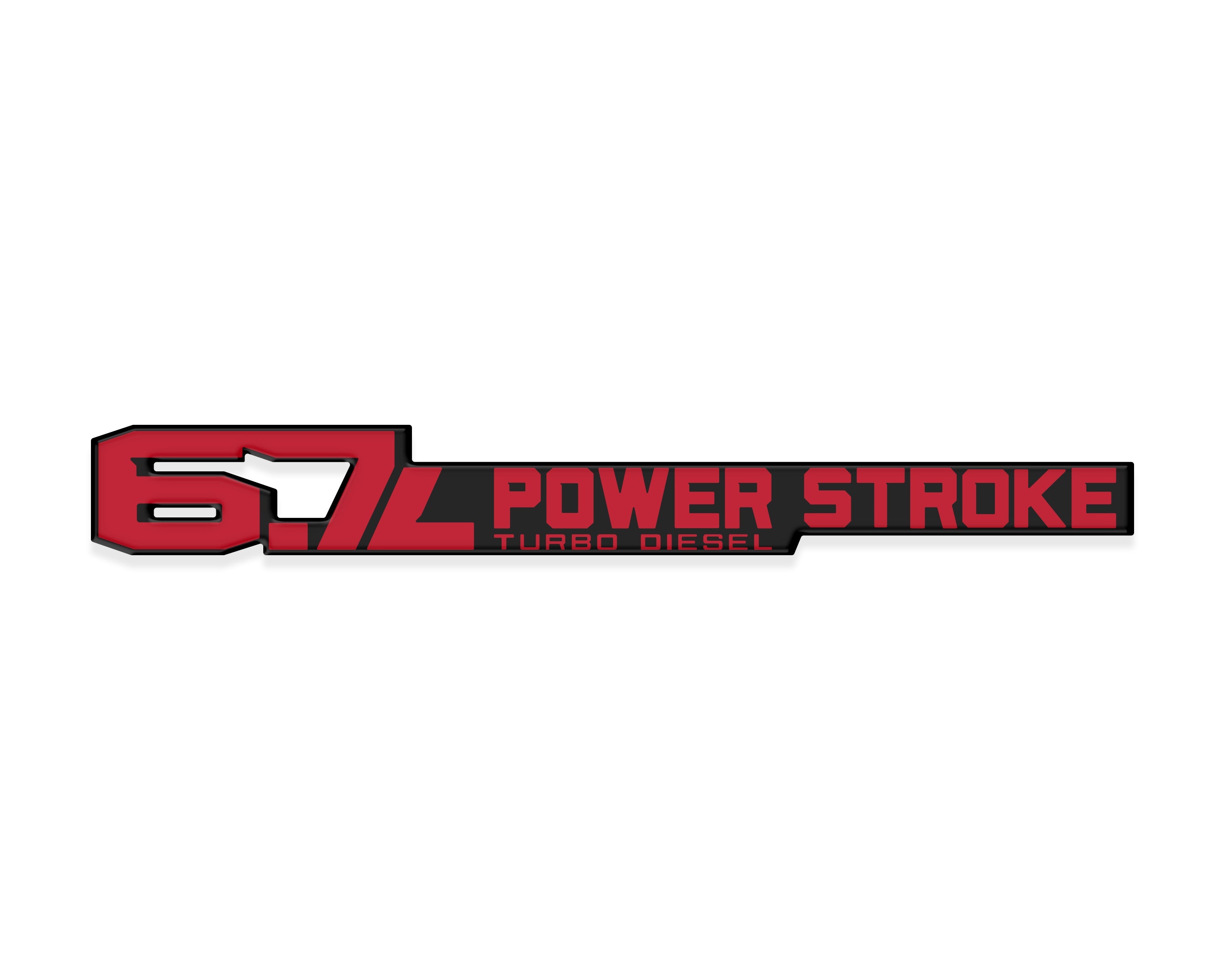 6.7 Power Stroke Badge Fits 2011-2026 Ford Super Duty