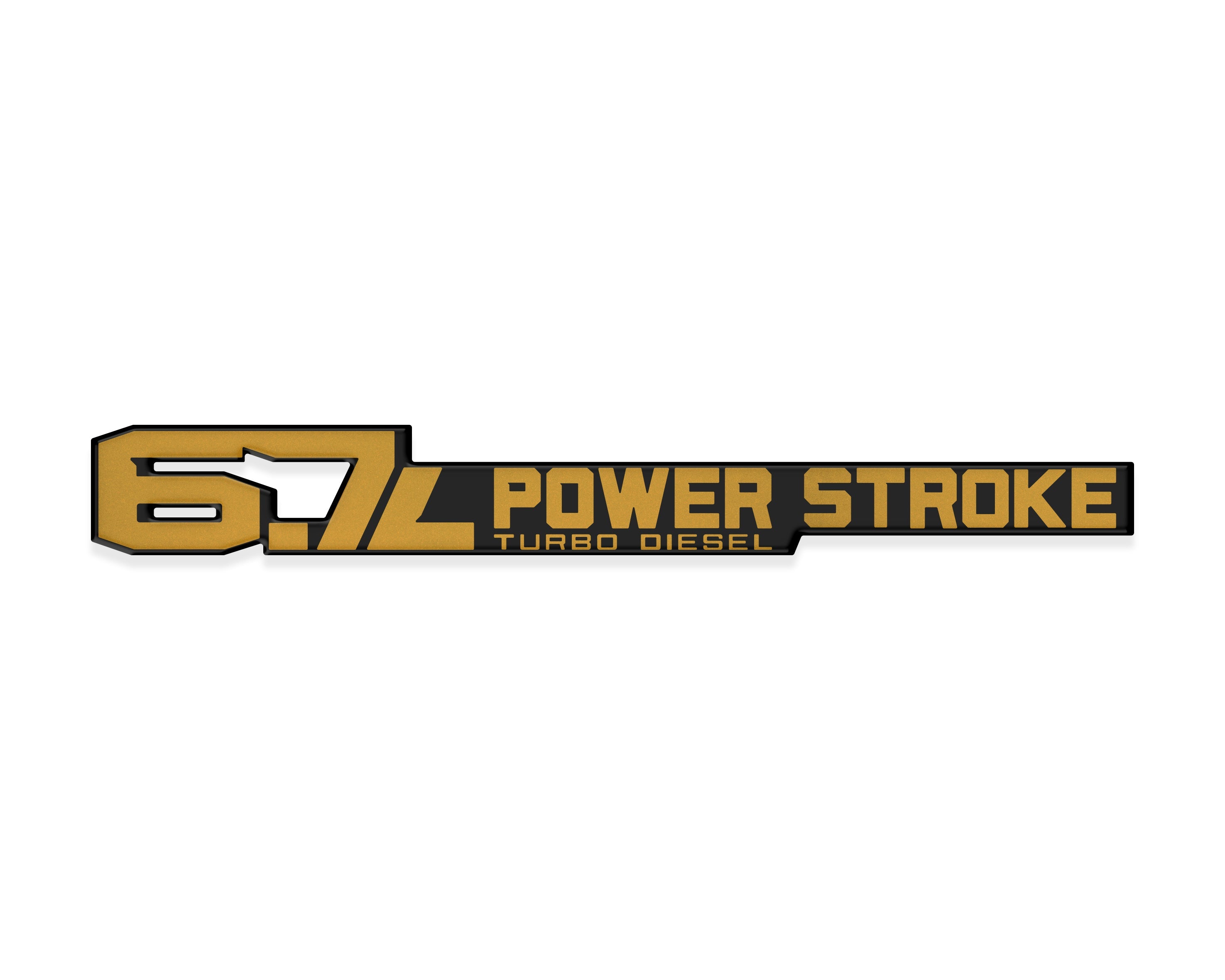 6.7 Power Stroke Badge Fits 2011-2026 Ford Super Duty
