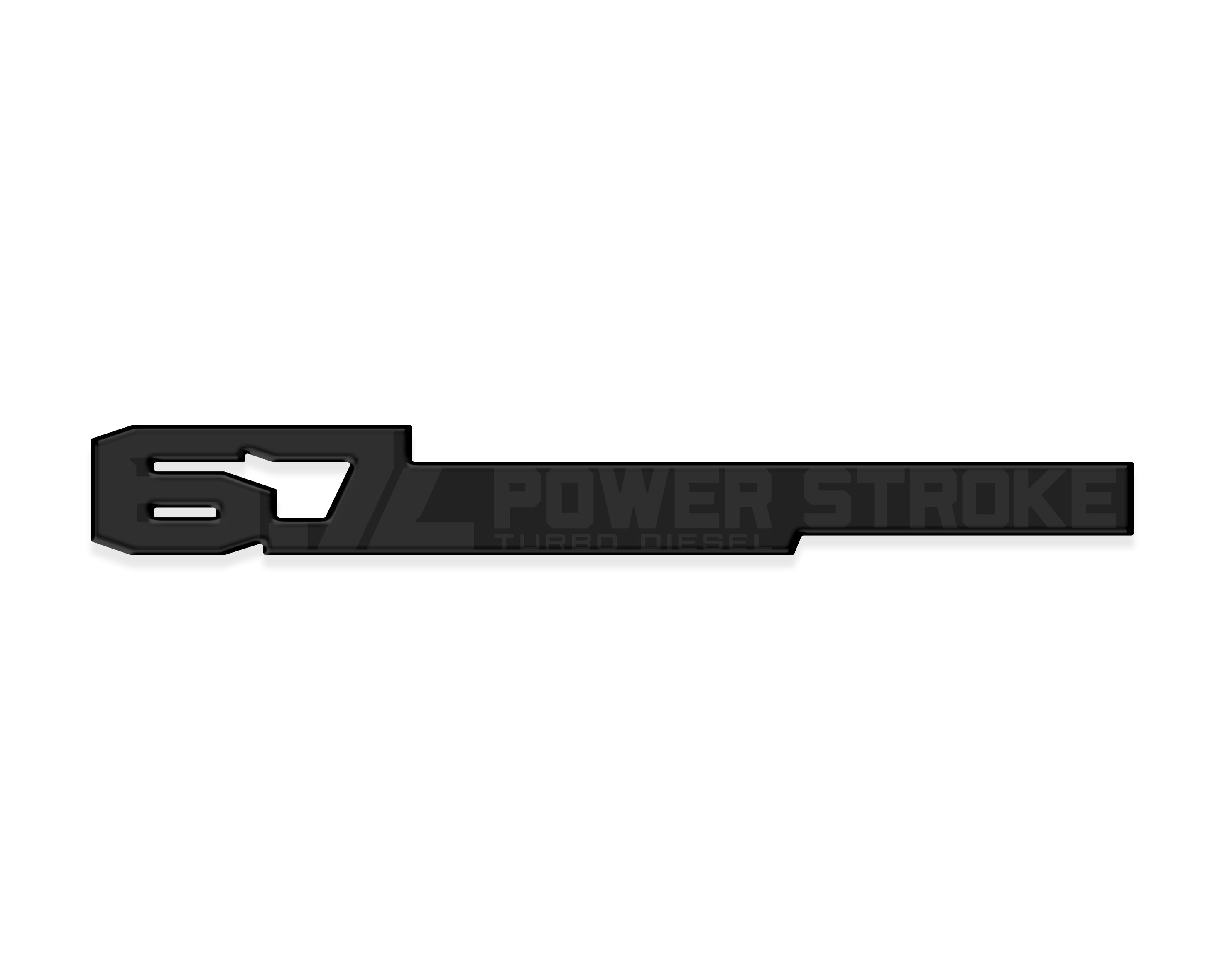 6.7 Power Stroke Badge Fits 2011-2026 Ford Super Duty