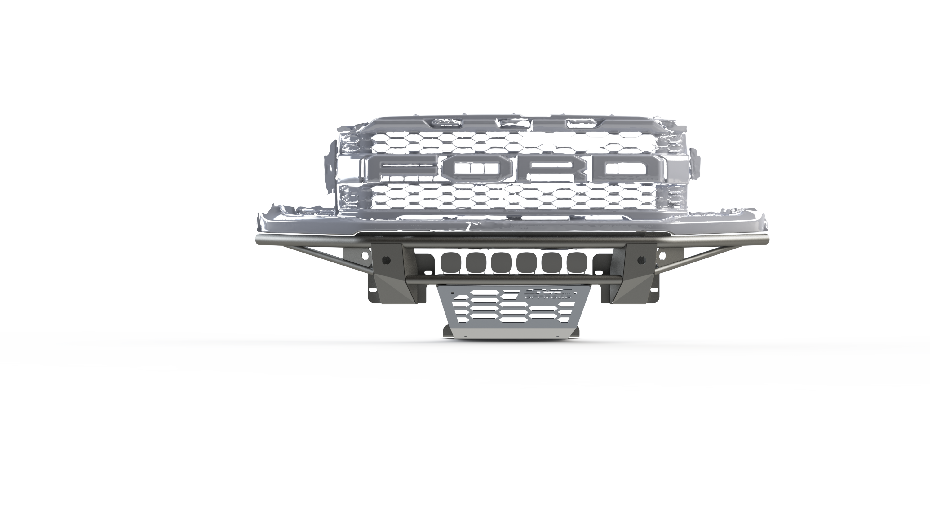 SVC Offroad Baja Flush Bolt-On Front Bumper - 21+ Ford Raptor / Raptor R