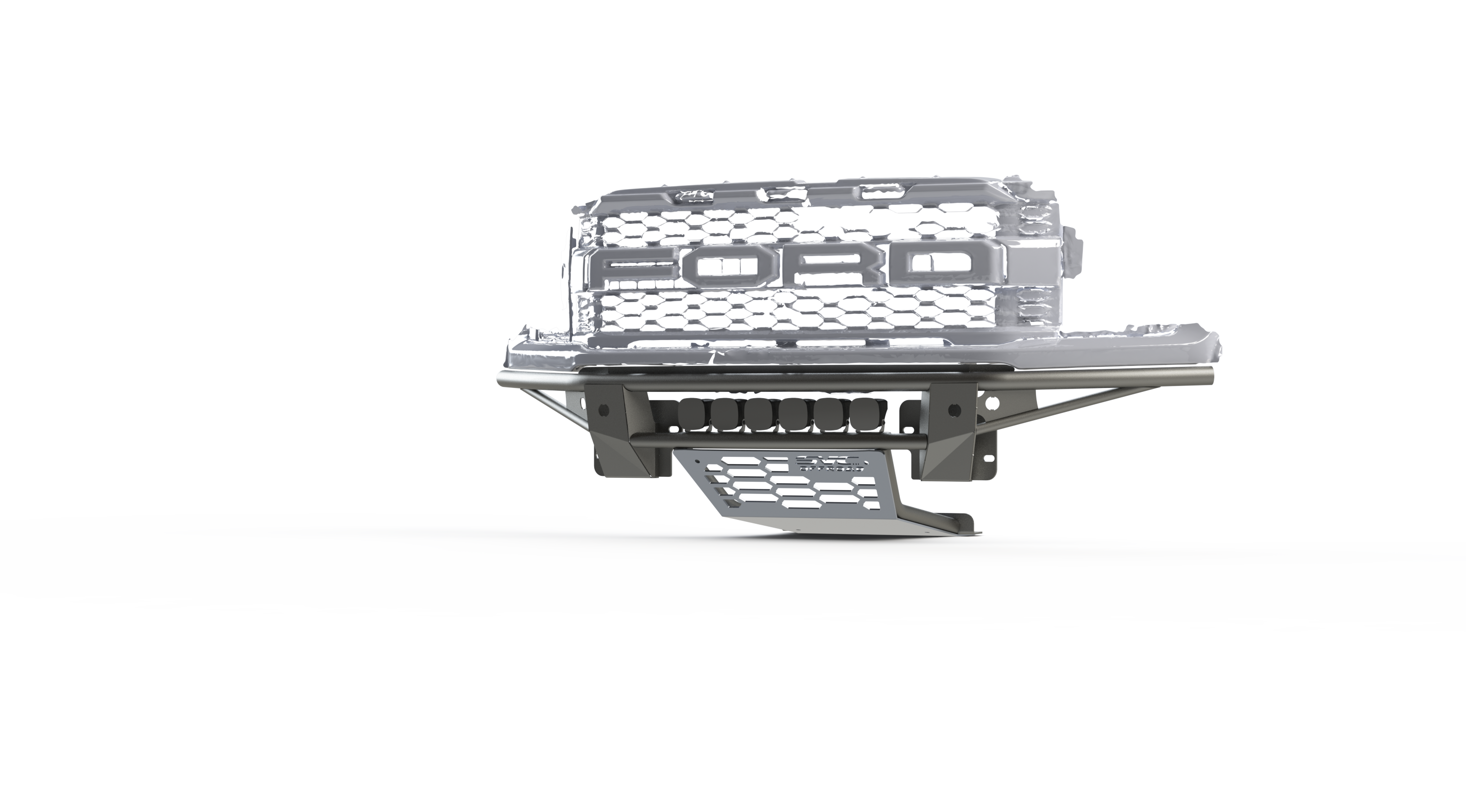 SVC Offroad Baja Flush Bolt-On Front Bumper - 21+ Ford Raptor / Raptor R