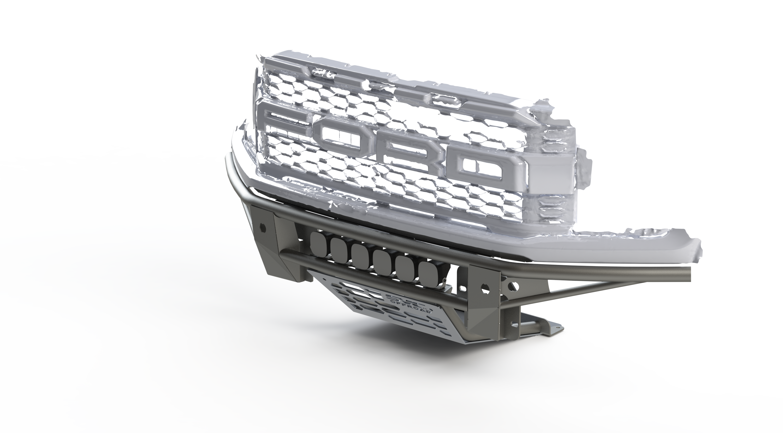 SVC Offroad Baja Flush Bolt-On Front Bumper - 21+ Ford Raptor / Raptor R
