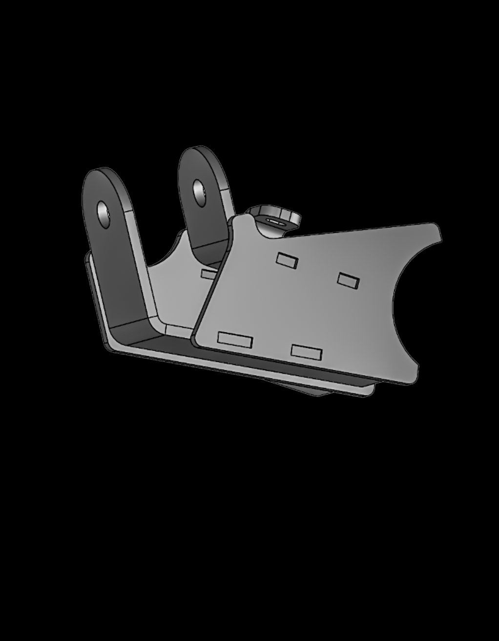 Foutz Motorsports 5-Link Rear Axle Panhard Bar Mount – Stock Position, Weld-On 2021-2023 Ford F-150 Raptor