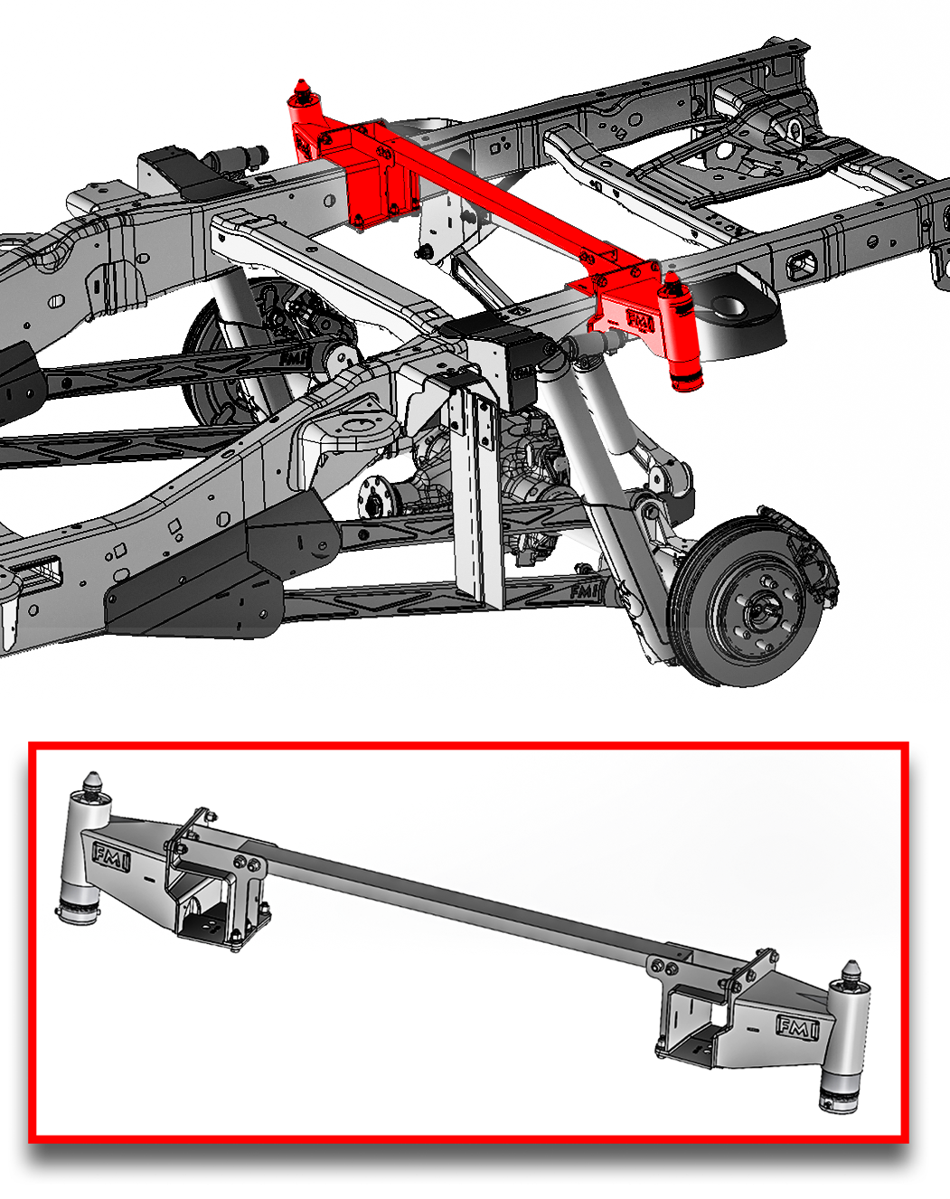 Foutz Motorsports Conversion, Rear Bump Stop Kit 2010-2014 Ford F-150 SVT Raptor