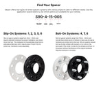 Eibach 20-26 Ford Explorer Pro-Spacer 30mm Wheel Spacers, Black - Apollo Off-Road
