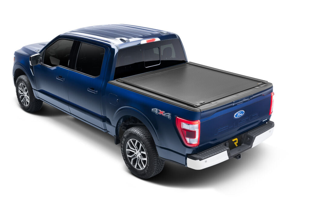 RetraxOne XR Retractable Tonneau Cover Matte One Piece Polycarbonate Construction 2021-2026 Ford F-150 6' 7 inch Bed without Stake Pockets