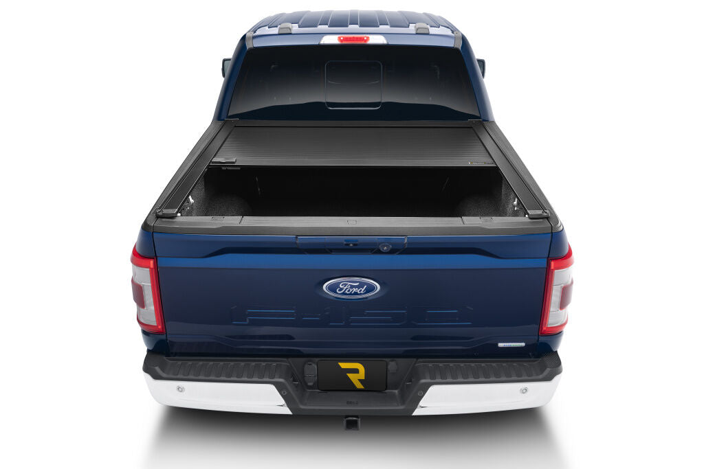 RetraxOne XR Retractable Tonneau Cover Matte One Piece Polycarbonate Construction 2021-2026 Ford F-150 6' 7 inch Bed without Stake Pockets