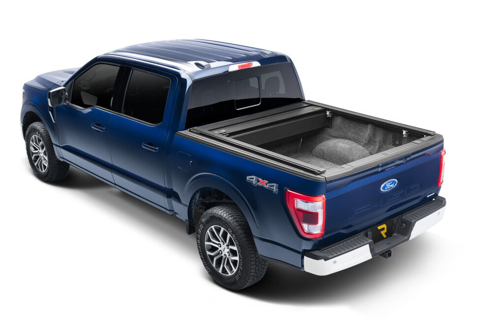 RetraxOne XR Retractable Tonneau Cover Matte One Piece Polycarbonate Construction 2021-2026 Ford F-150 6' 7 inch Bed without Stake Pockets