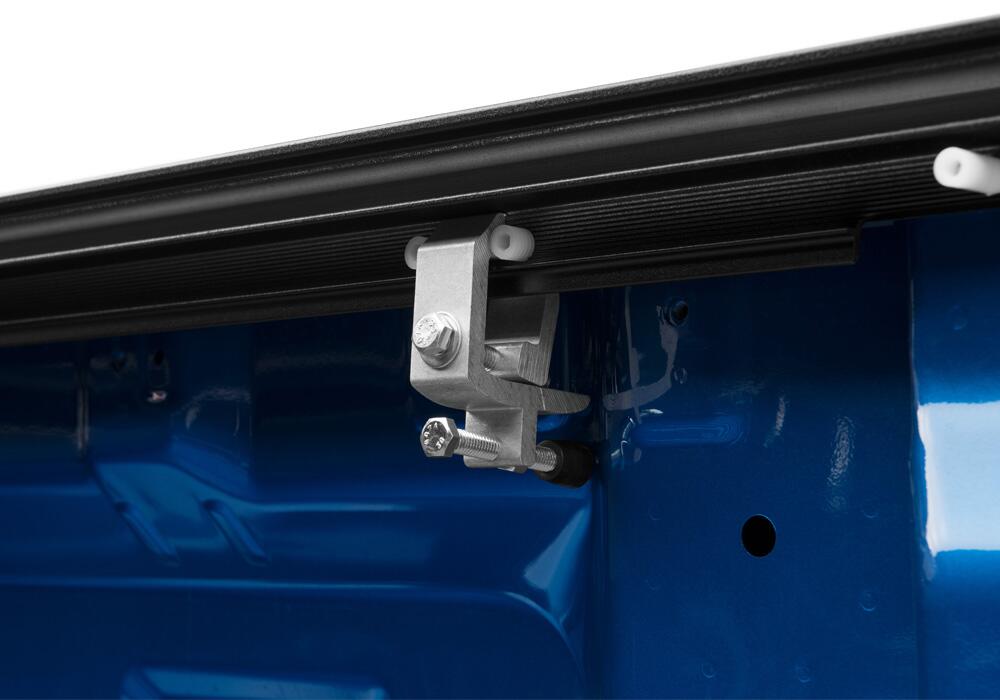 RetraxOne XR Retractable Tonneau Cover Matte One Piece Polycarbonate Construction 2007-2021 Toyota Tundra Regular/Double Cab 6' 6 inch Bed with Deck Rail System without Stake Pockets