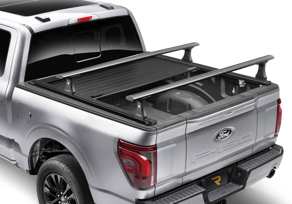 RetraxPRO Xr Retractable Tonneau Cover Industrial Strength Aluminum Construction 2022-2026 Toyota Tundra Regular/Double Cab 8' 2 inch Bed with Deck Rail System without Stake Pockets