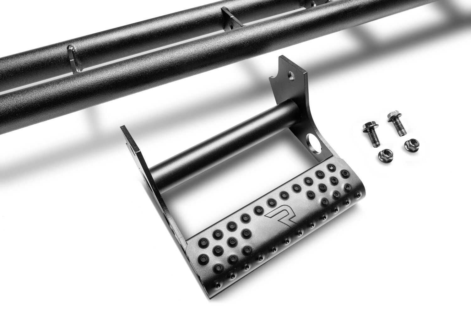 RKR Rock Rails Cab Length (2 Steps per Side) 2005-2015 Toyota Tacoma Double Cab Textured Black NFab