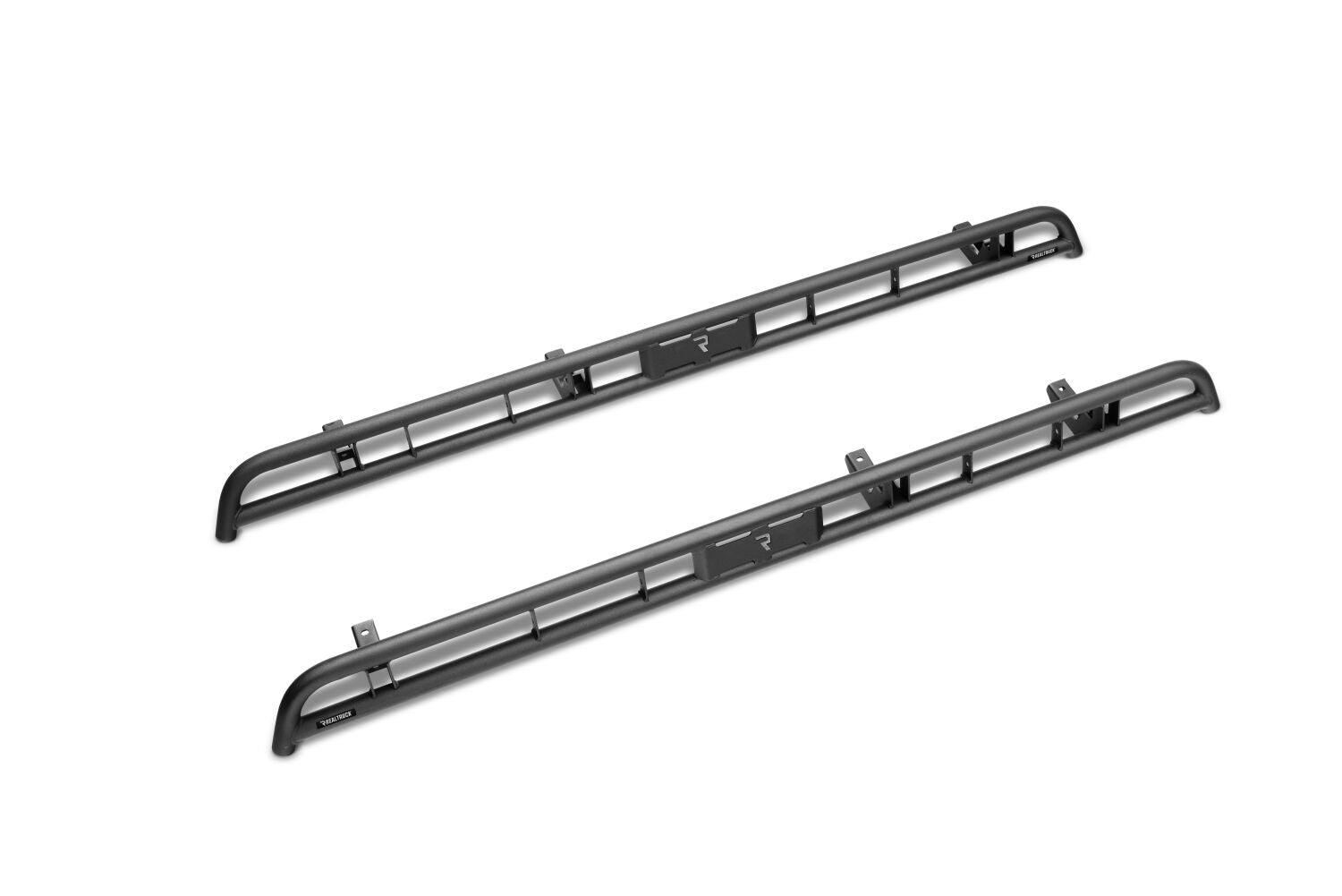 RKR Rock Rails Cab Length (2 Steps per Side) 2016-2023 Toyota Tacoma Double Cab Textured Black NFab
