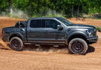 RKR Rock Rails Cab Length (2 Steps per Side) 2016-2023 Toyota Tacoma Double Cab Textured Black NFab