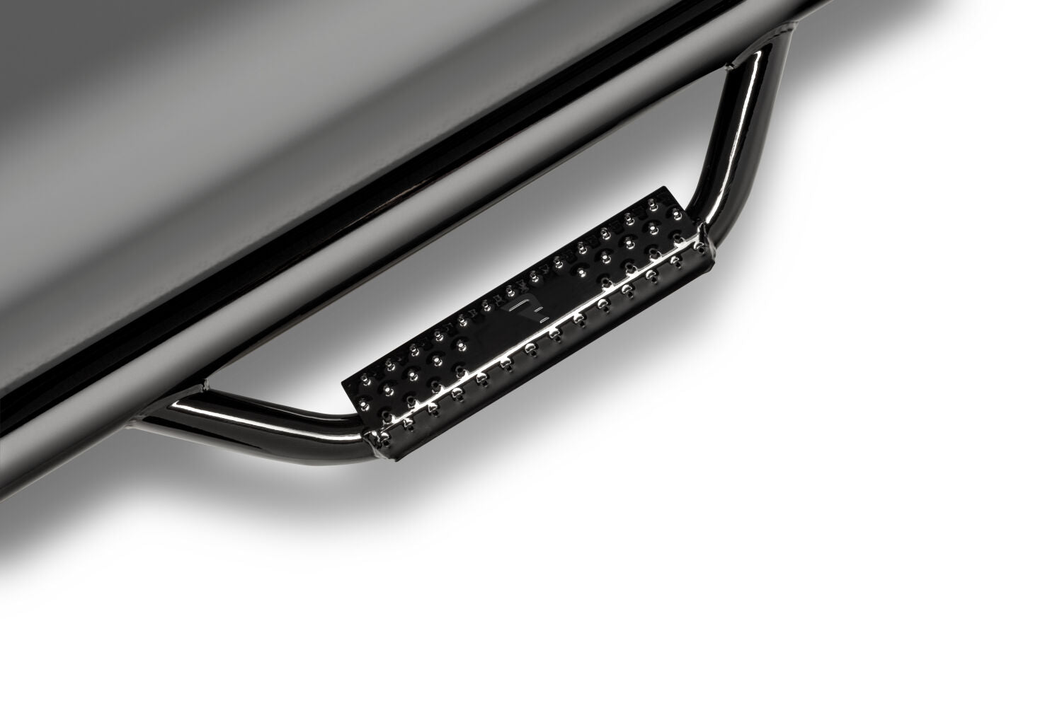 Nerf Step Bar Cab Length (2 Steps per Side) 3 Inch Main Tube Diameter 2022-2025 Toyota Tundra CrewMax Gloss Black NFab