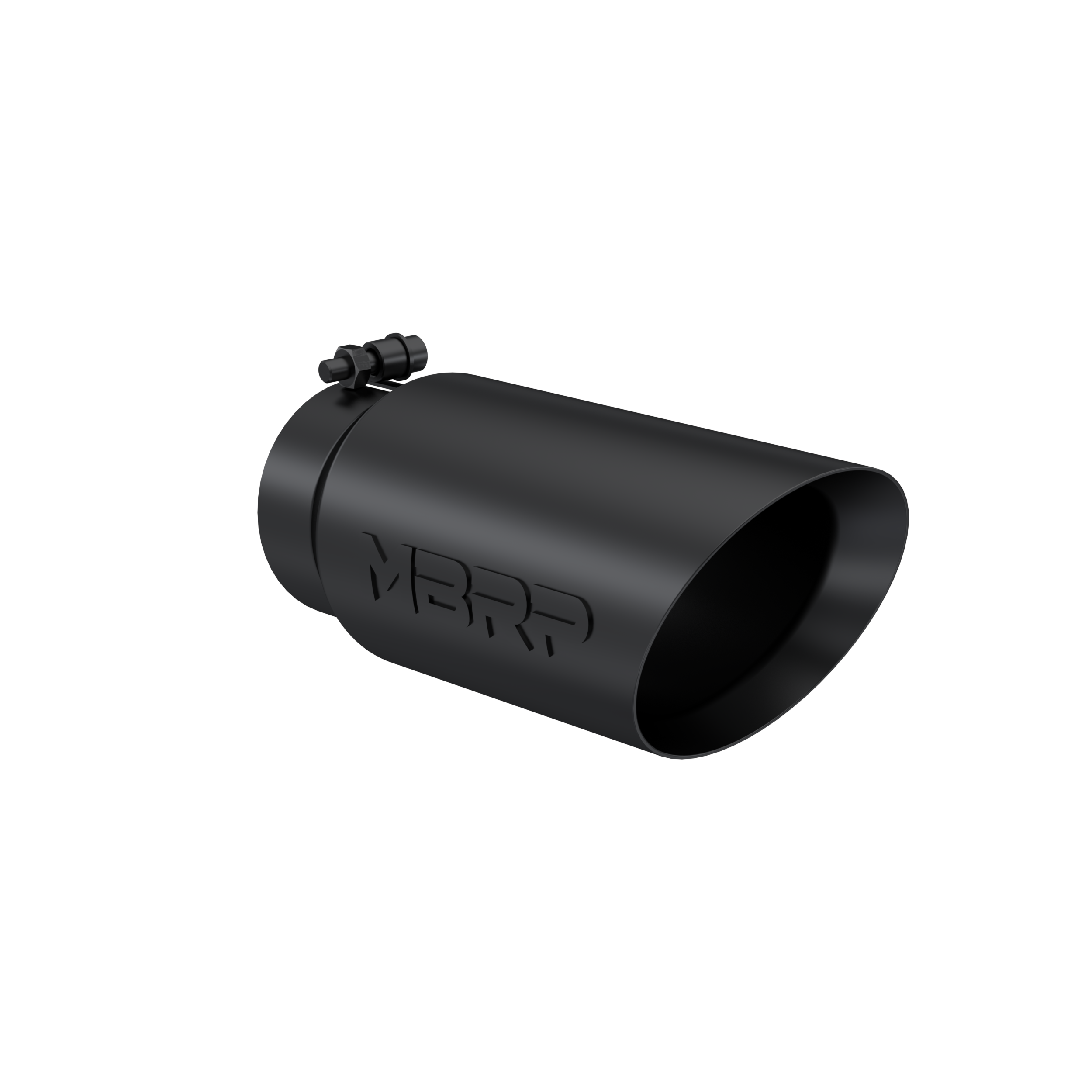 Exhaust Tip 5 Inch O.D. Dual Wall Angled 4 Inch Inlet 12 Inch Length-Black Finish MBRP