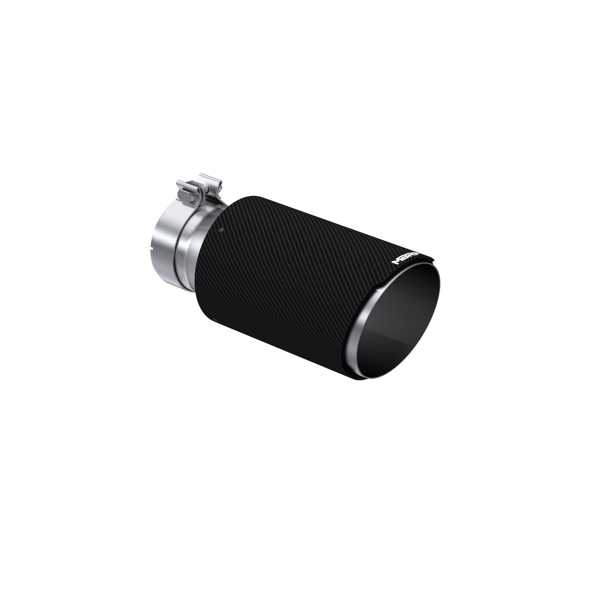 Universal Carbon Fiber 4-Inch Inlet 6-Inch OD 12-Inch Length Dual Wall Angle Cut MBRP