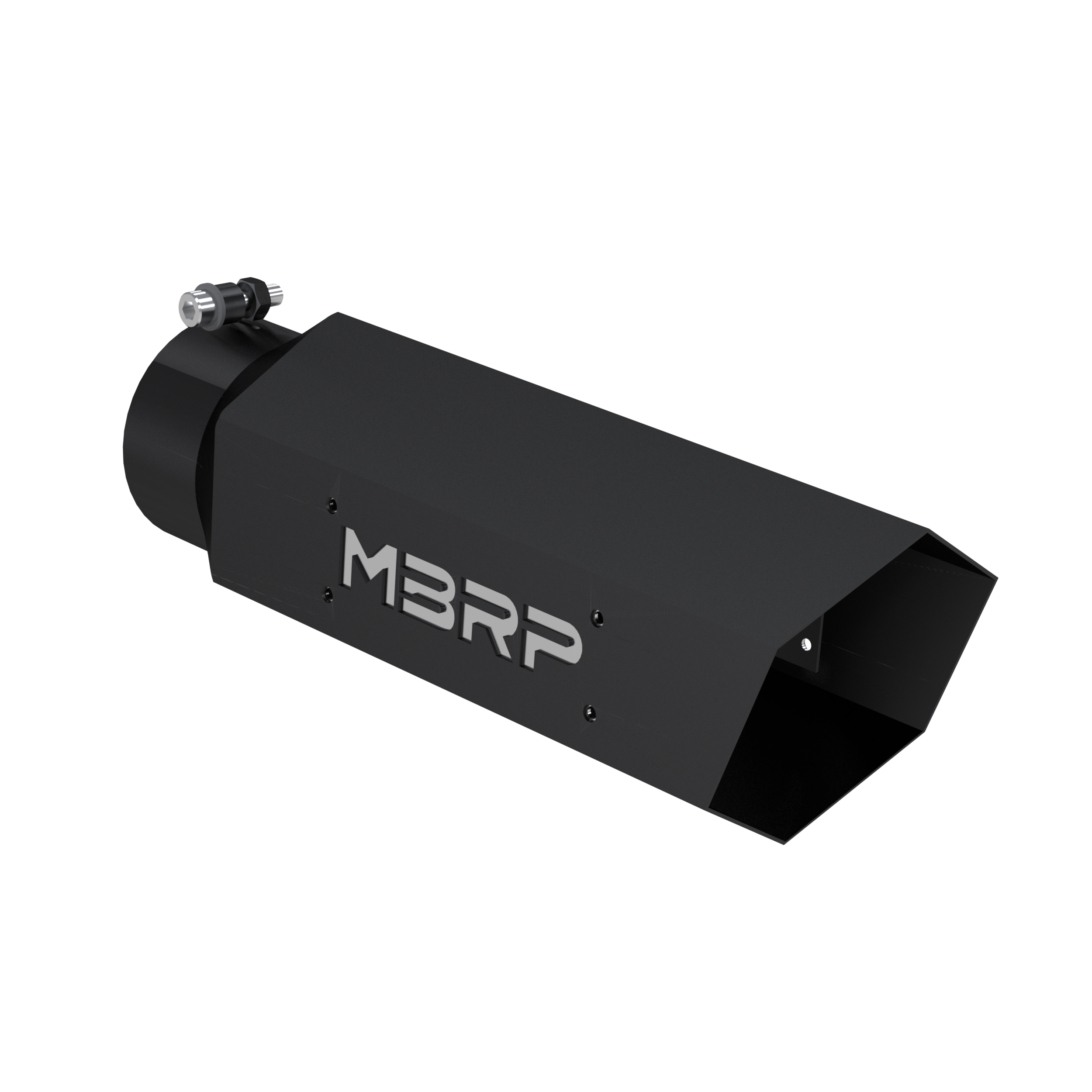 Universal 5 Inch Hexagon Shaped W/Back Plate Exhaust Tip MBRP