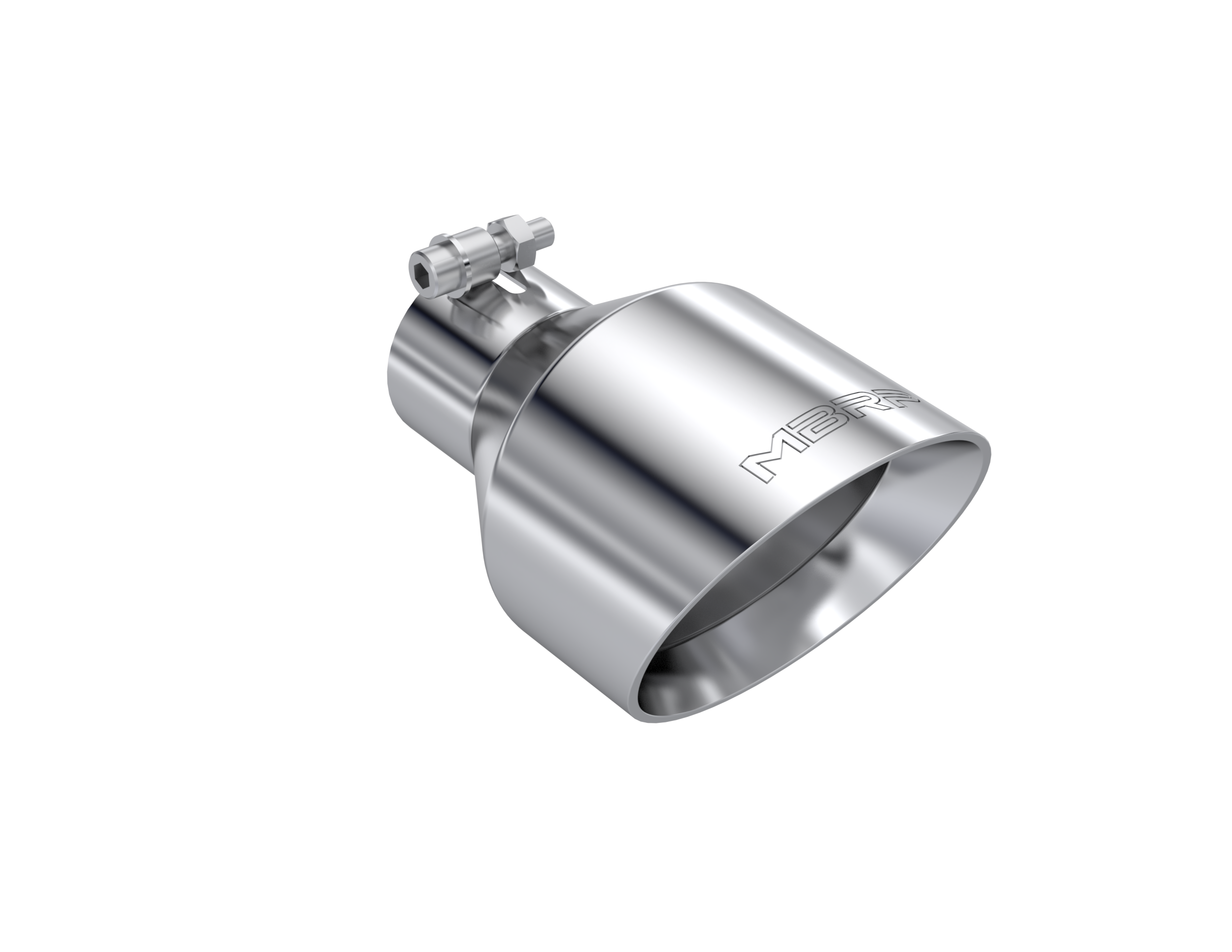 Universal Mirror Polished Tip, 2.5-Inch ID, 5-Inch OD Angle Cut Dual Wall MBRP