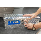 UWS TB-1 Bright Aluminum Tote Box (LTL Shipping Only)