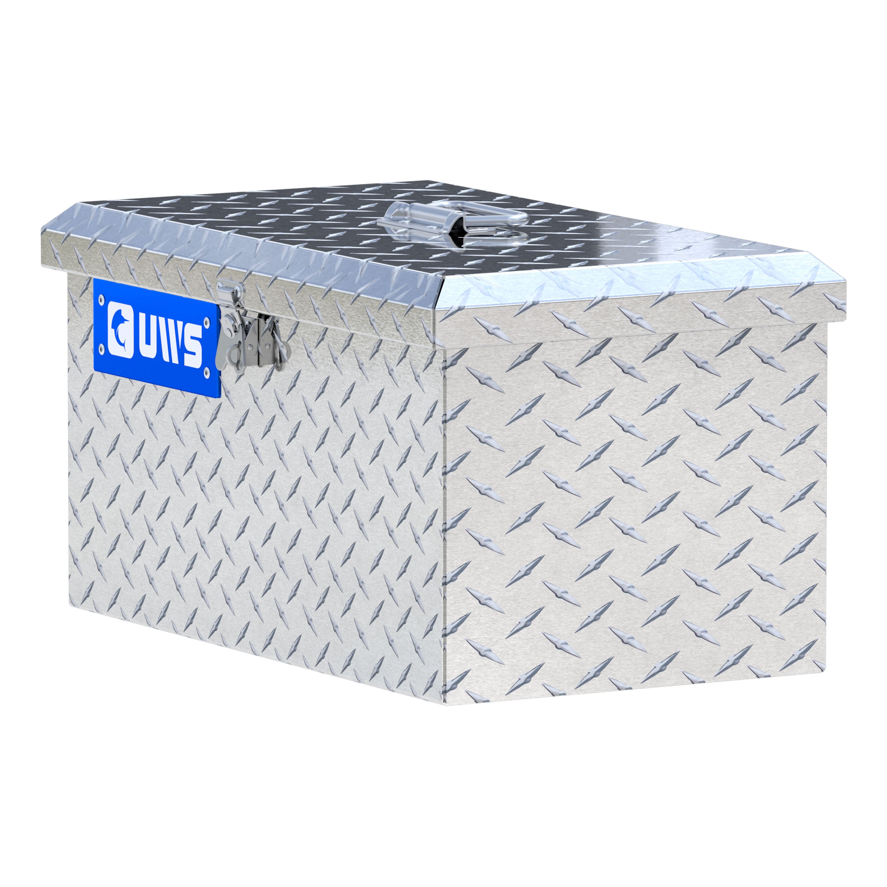 UWS TB-2 Bright Aluminum Tote Box (LTL Shipping Only)