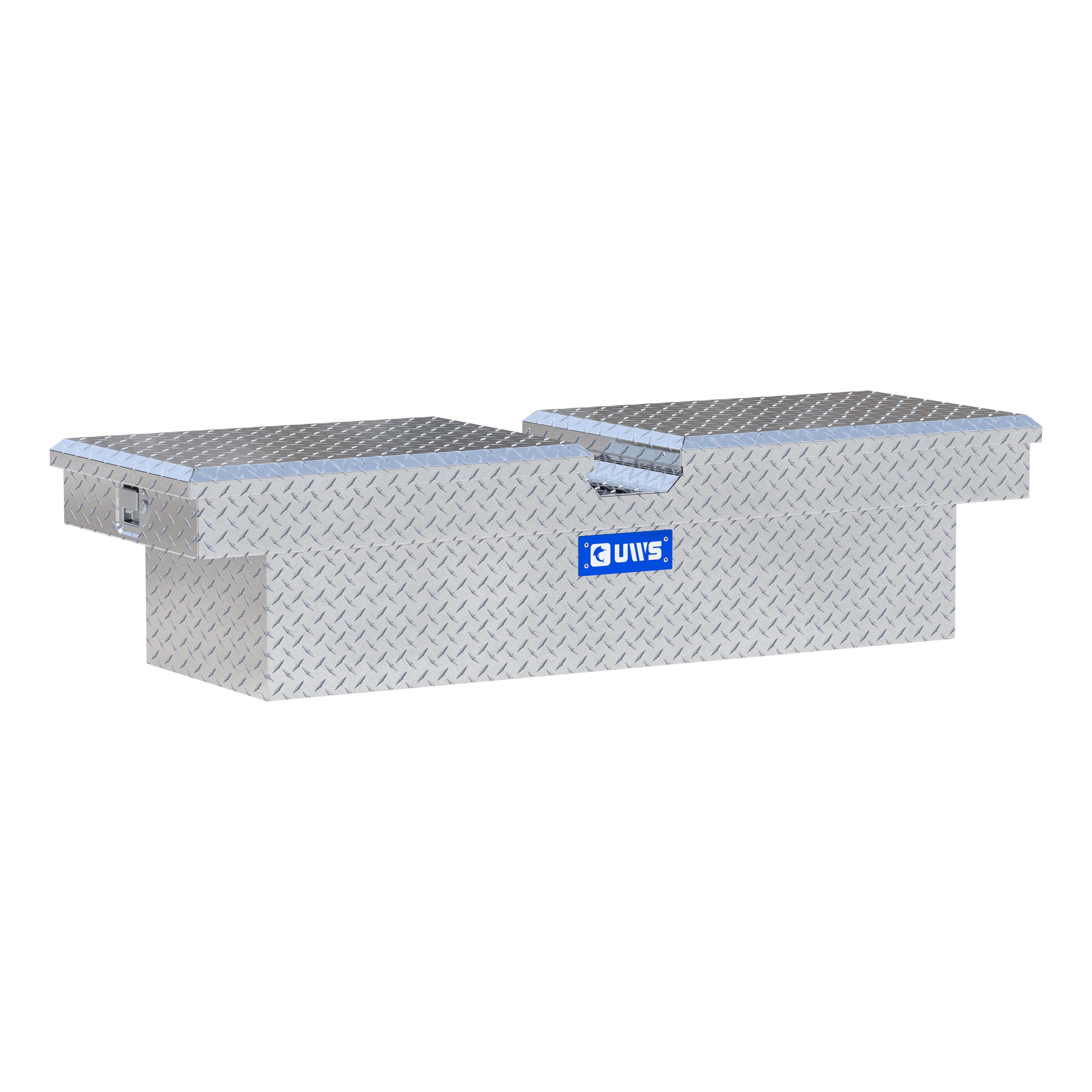 UWS TB-60 Bright Aluminum 60" Gull Wing Crossover Truck Tool Box (LTL Shipping Only)