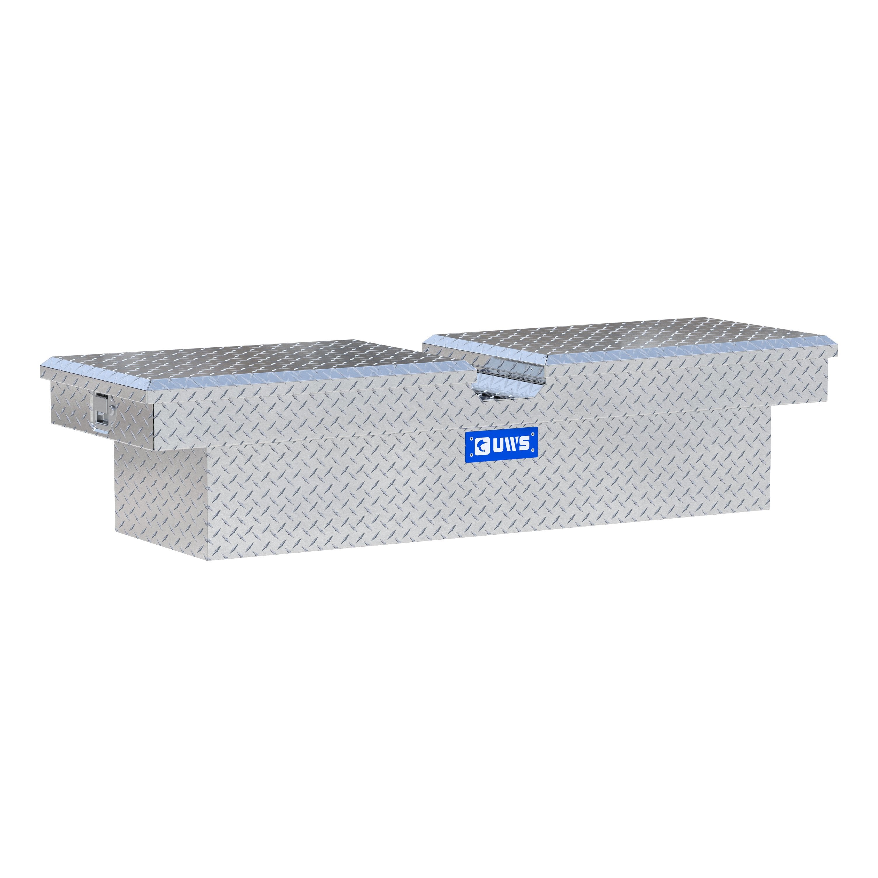 UWS TB-63 Bright Aluminum 63" Gull Wing Crossover Truck Tool Box (LTL Shipping Only)