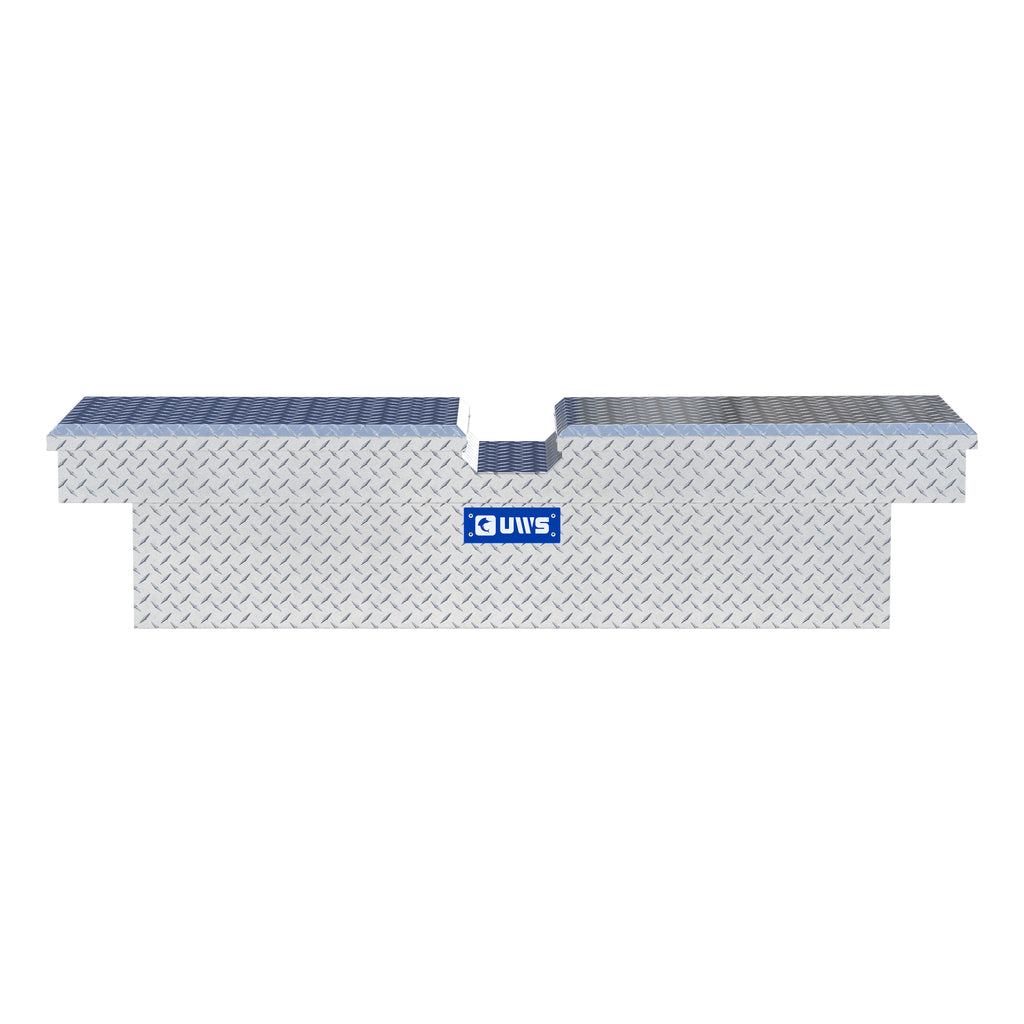 UWS TB-63 Bright Aluminum 63" Gull Wing Crossover Truck Tool Box (LTL Shipping Only)
