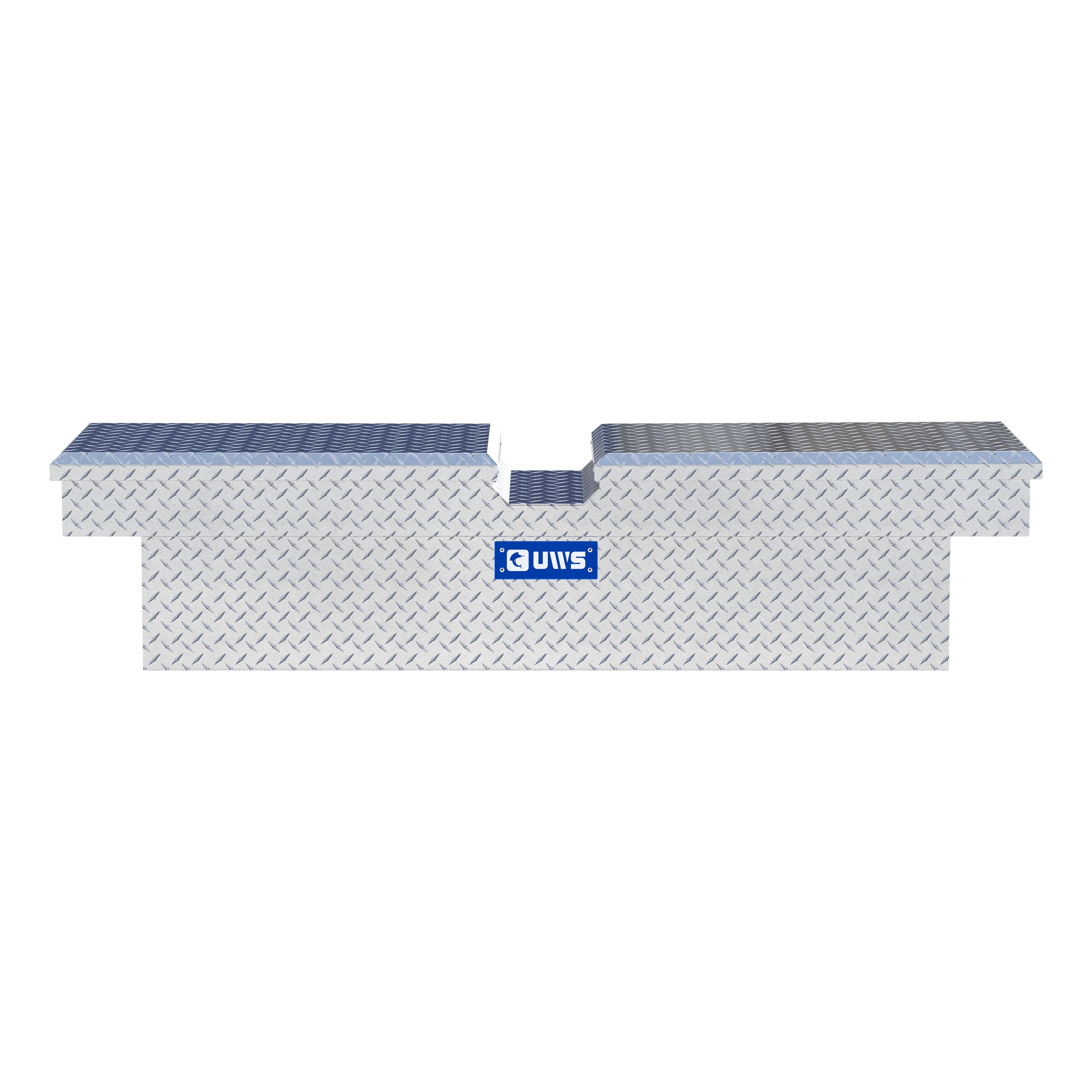 UWS TB-63 Bright Aluminum 63" Gull Wing Crossover Truck Tool Box (LTL Shipping Only)