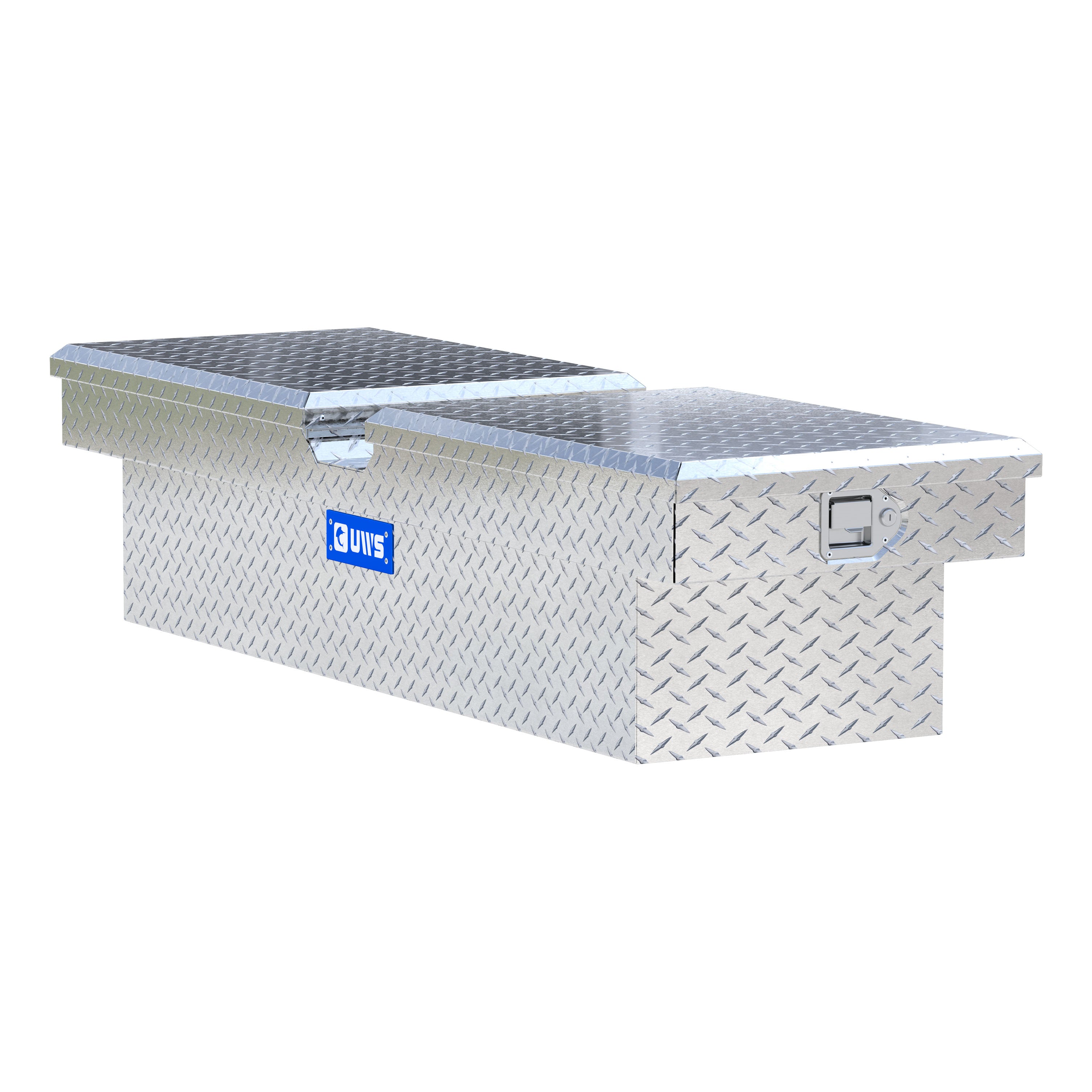 UWS TB-63 Bright Aluminum 63" Gull Wing Crossover Truck Tool Box (LTL Shipping Only)