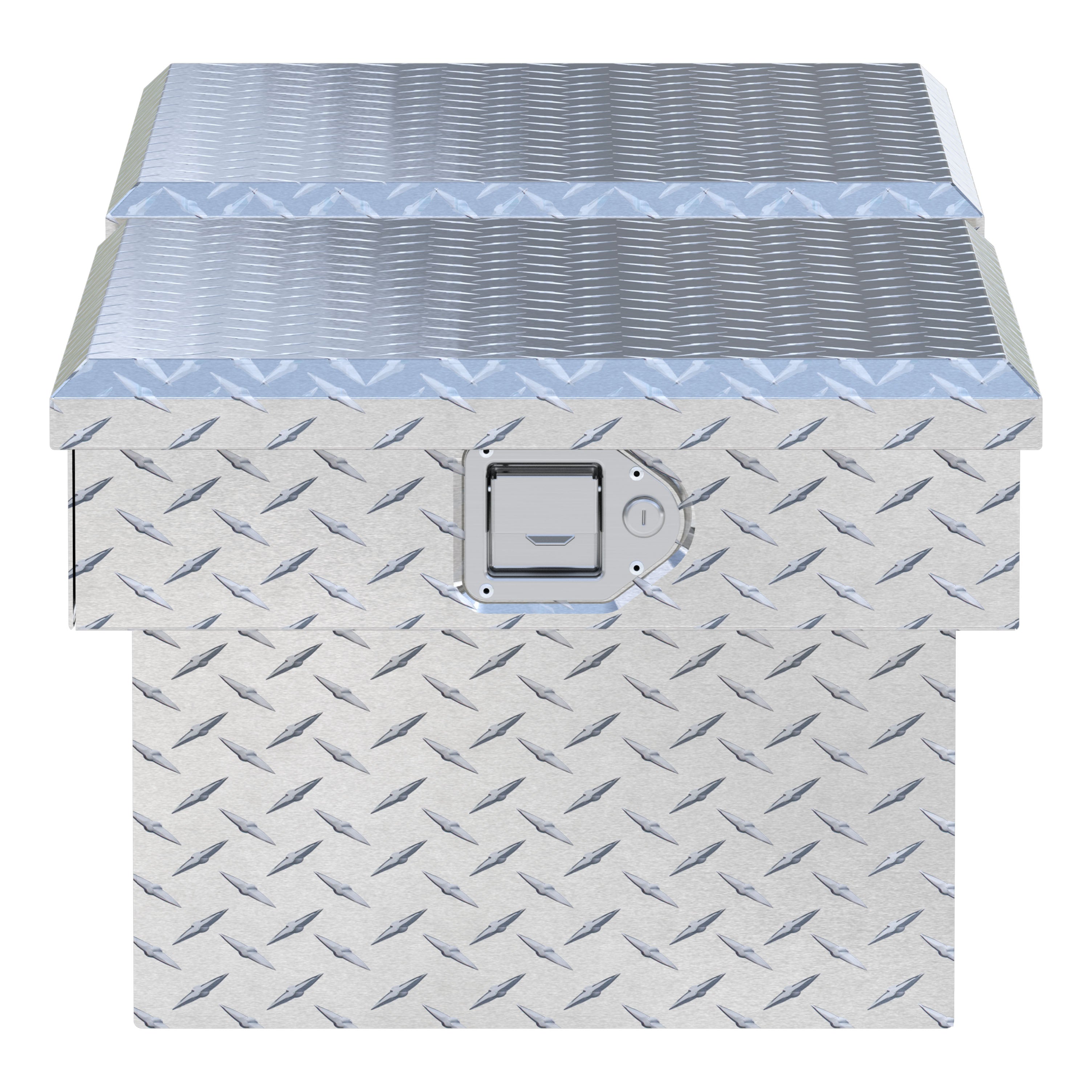 UWS TB-63 Bright Aluminum 63" Gull Wing Crossover Truck Tool Box (LTL Shipping Only)