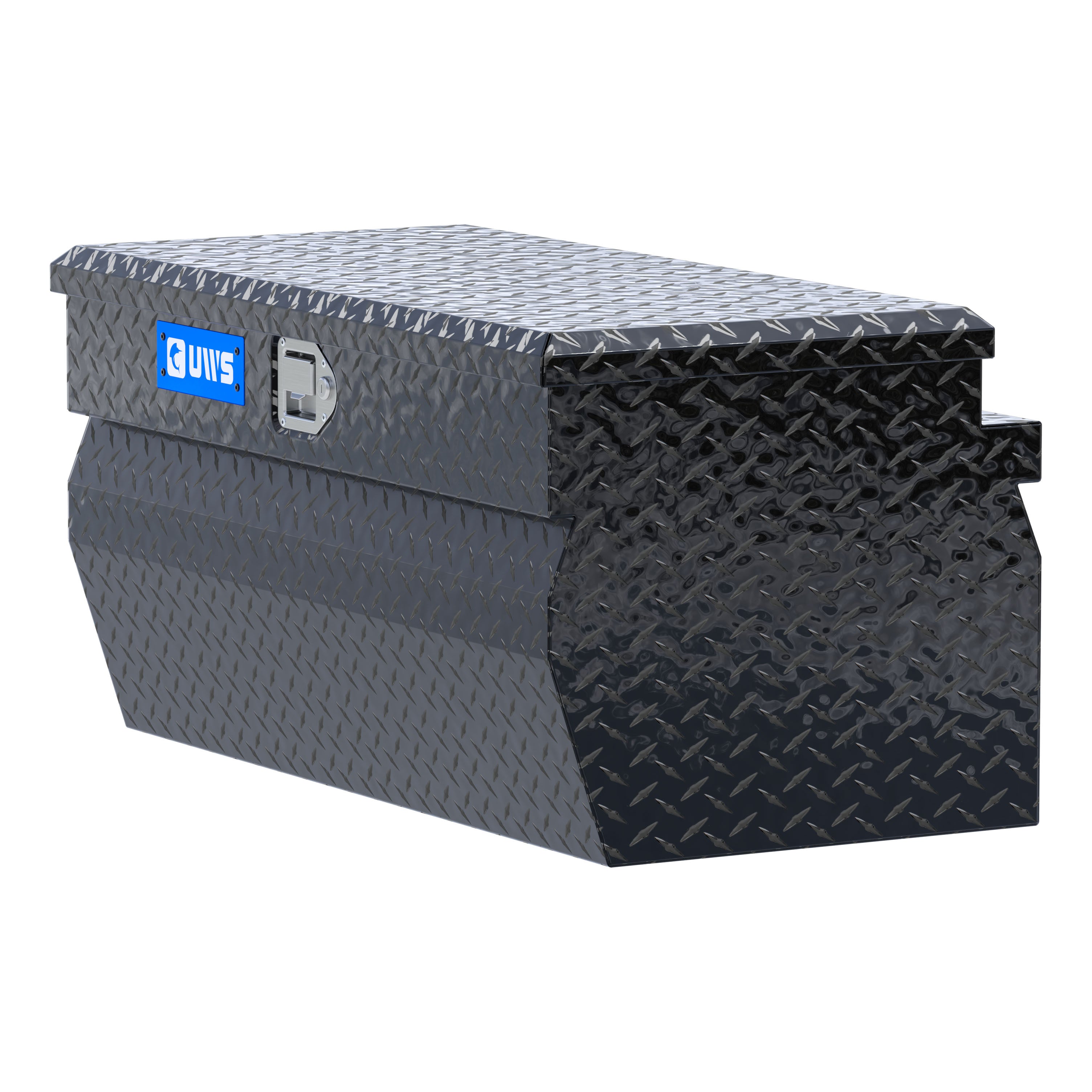 UWS TBC-36-W-BLK Gloss Black Aluminum 36" Wedge Utility Chest Box (LTL Shipping Only)