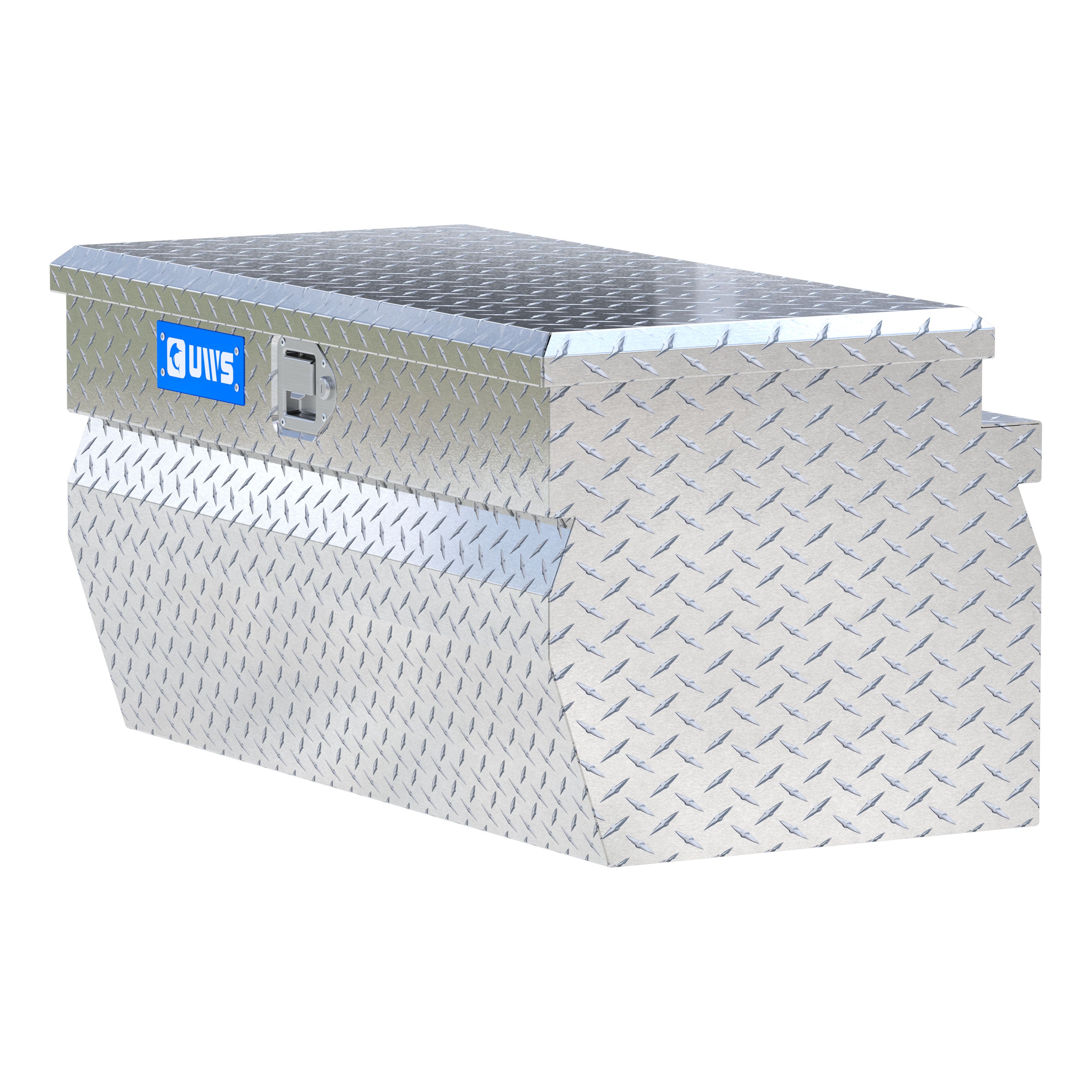UWS TBC-36-W Bright Aluminum 36" Wedge Utility Chest Box (LTL Shipping Only)