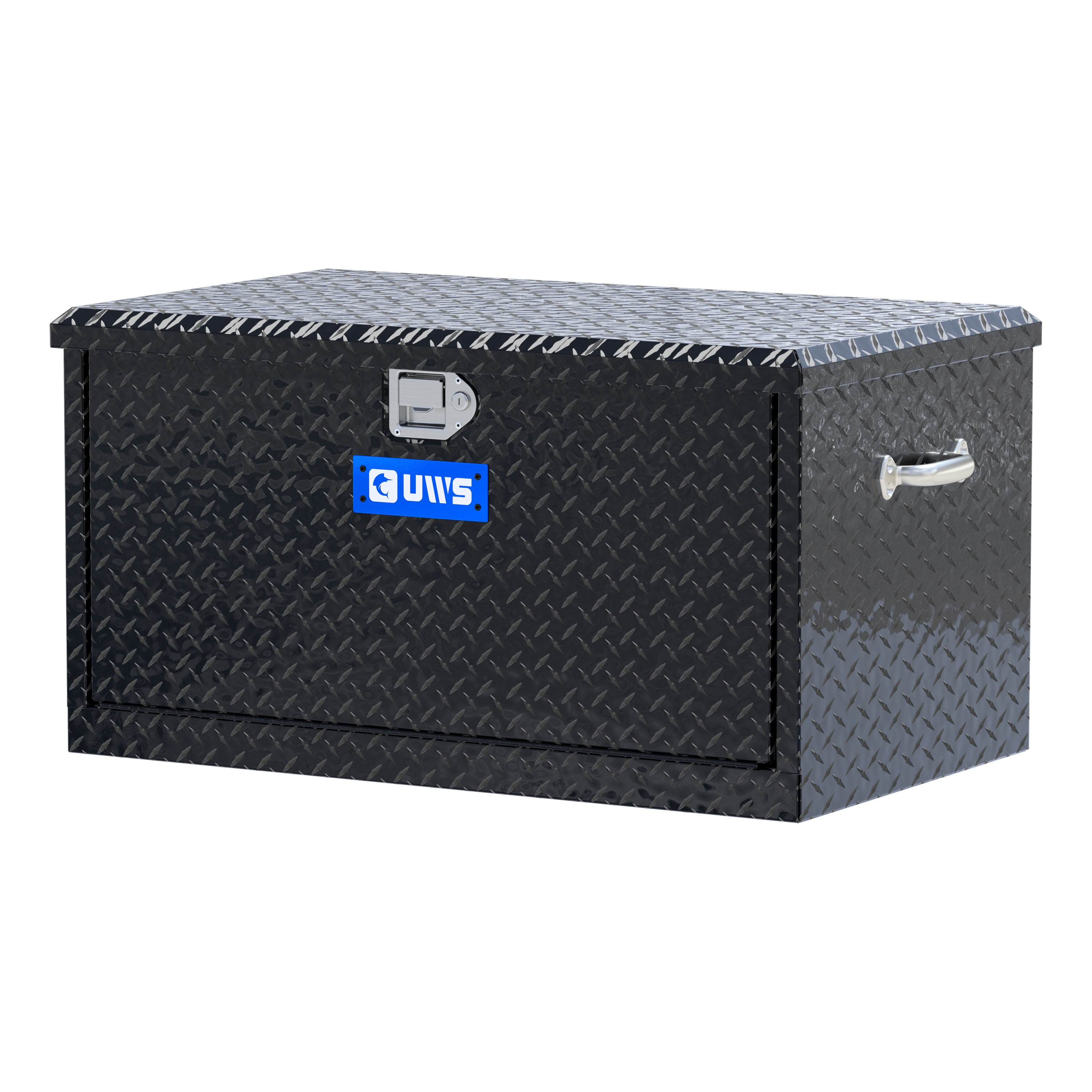 UWS TBC-38-DS-BLK Gloss Black Aluminum 38" Utility Chest Box with Drawers
