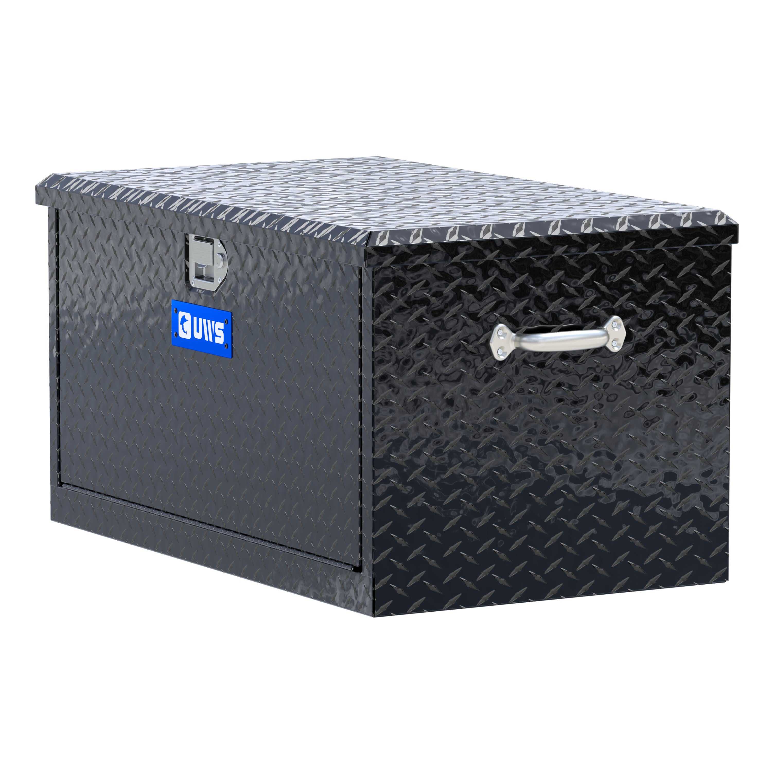 UWS TBC-38-DS-BLK Gloss Black Aluminum 38" Utility Chest Box with Drawers