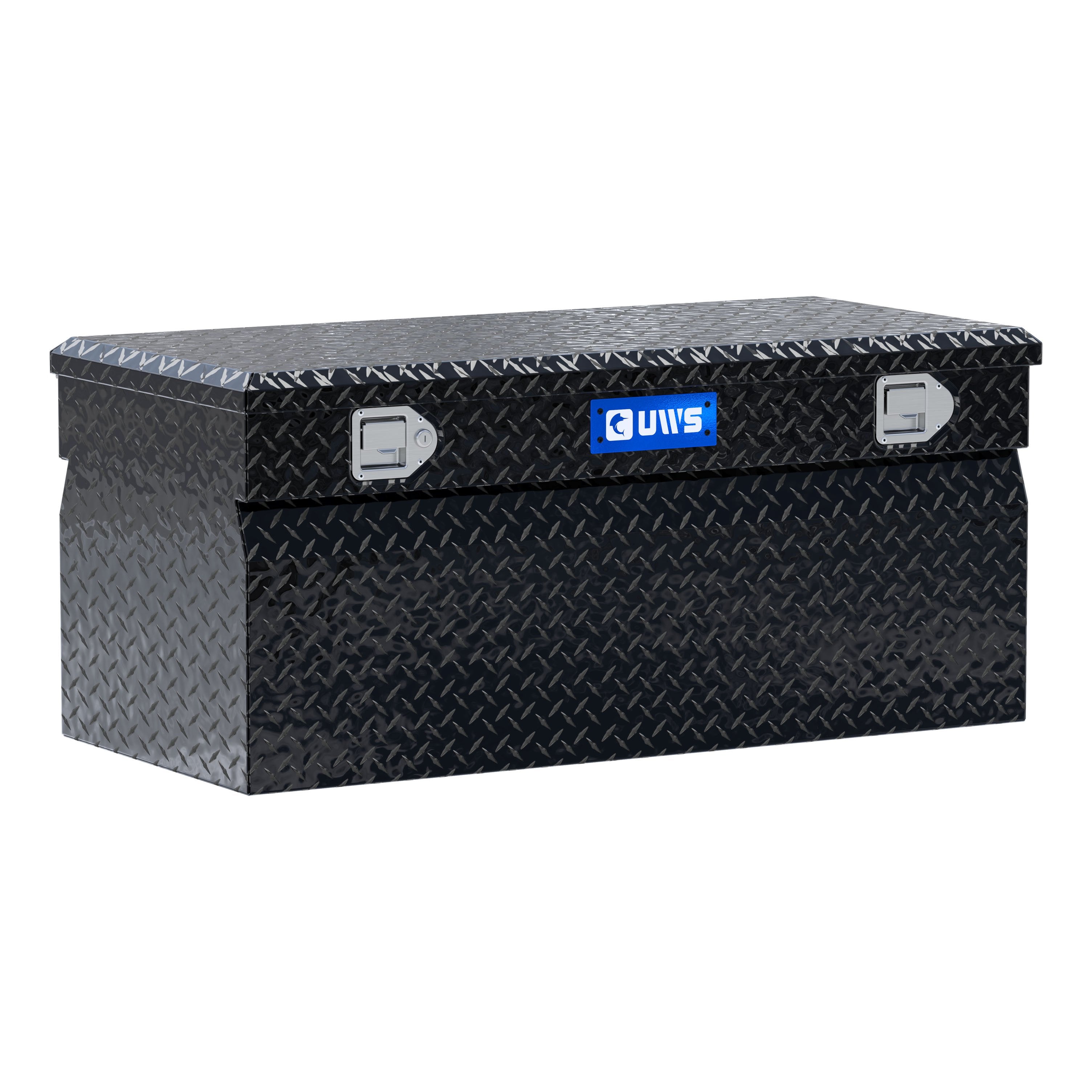 UWS TBC-42-W-BLK Gloss Black Aluminum 42" Wedge Utility Chest Box (LTL Shipping Only)
