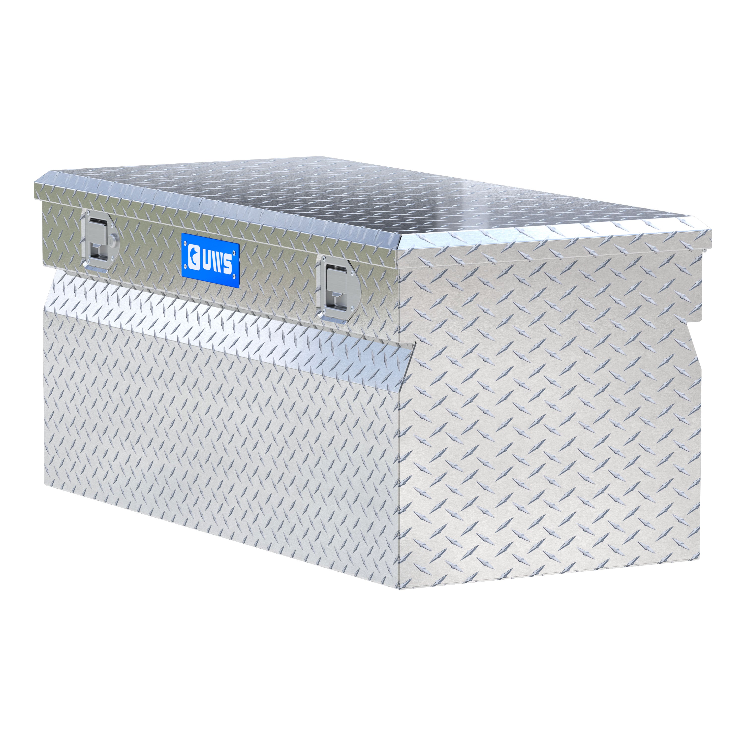 UWS TBC-42-W Bright Aluminum 42" Wedge Utility Chest Box (LTL Shipping Only)