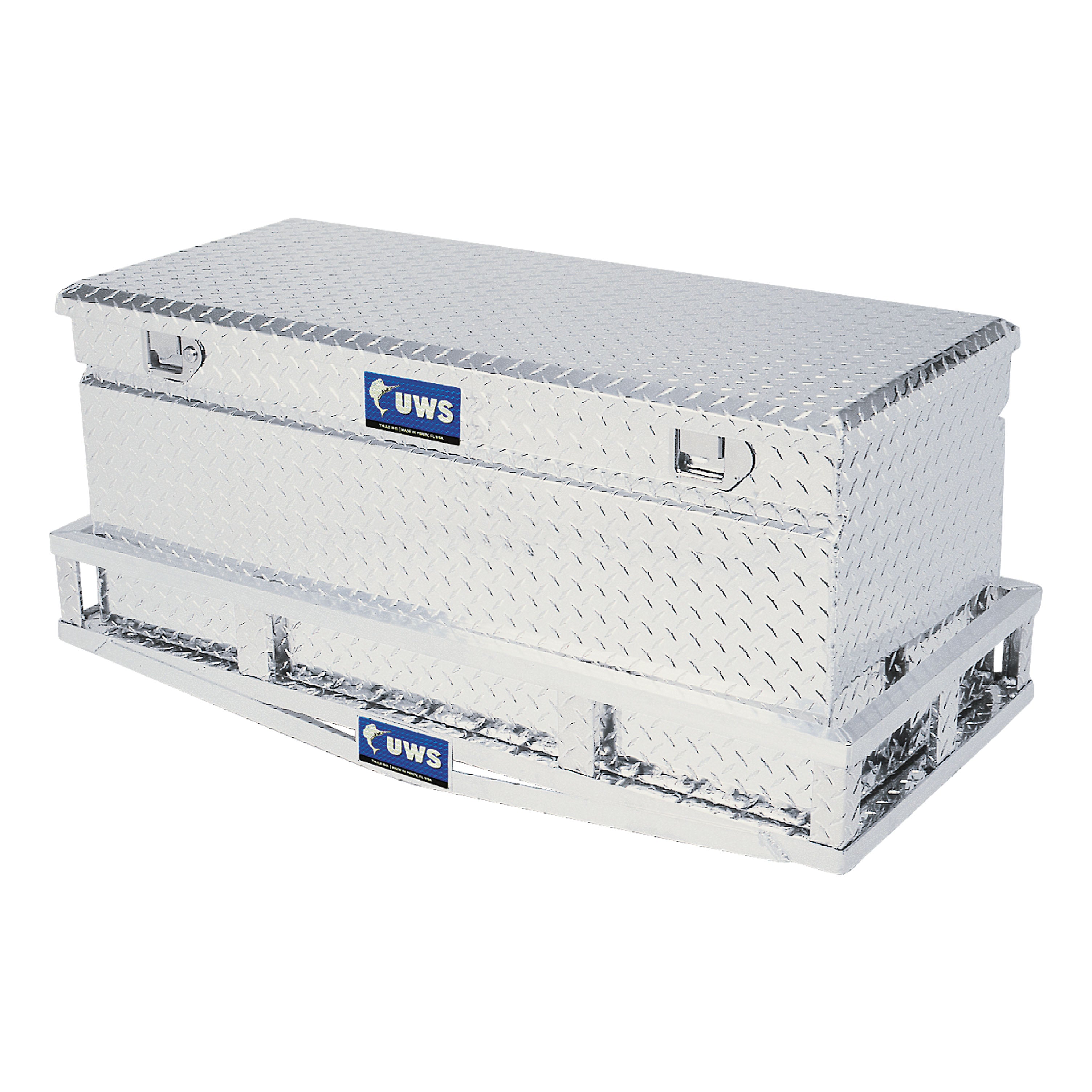 UWS TBC-48-DD Bright Aluminum 48" Cargo Carrier Utility Chest Box (LTL Shipping Only)