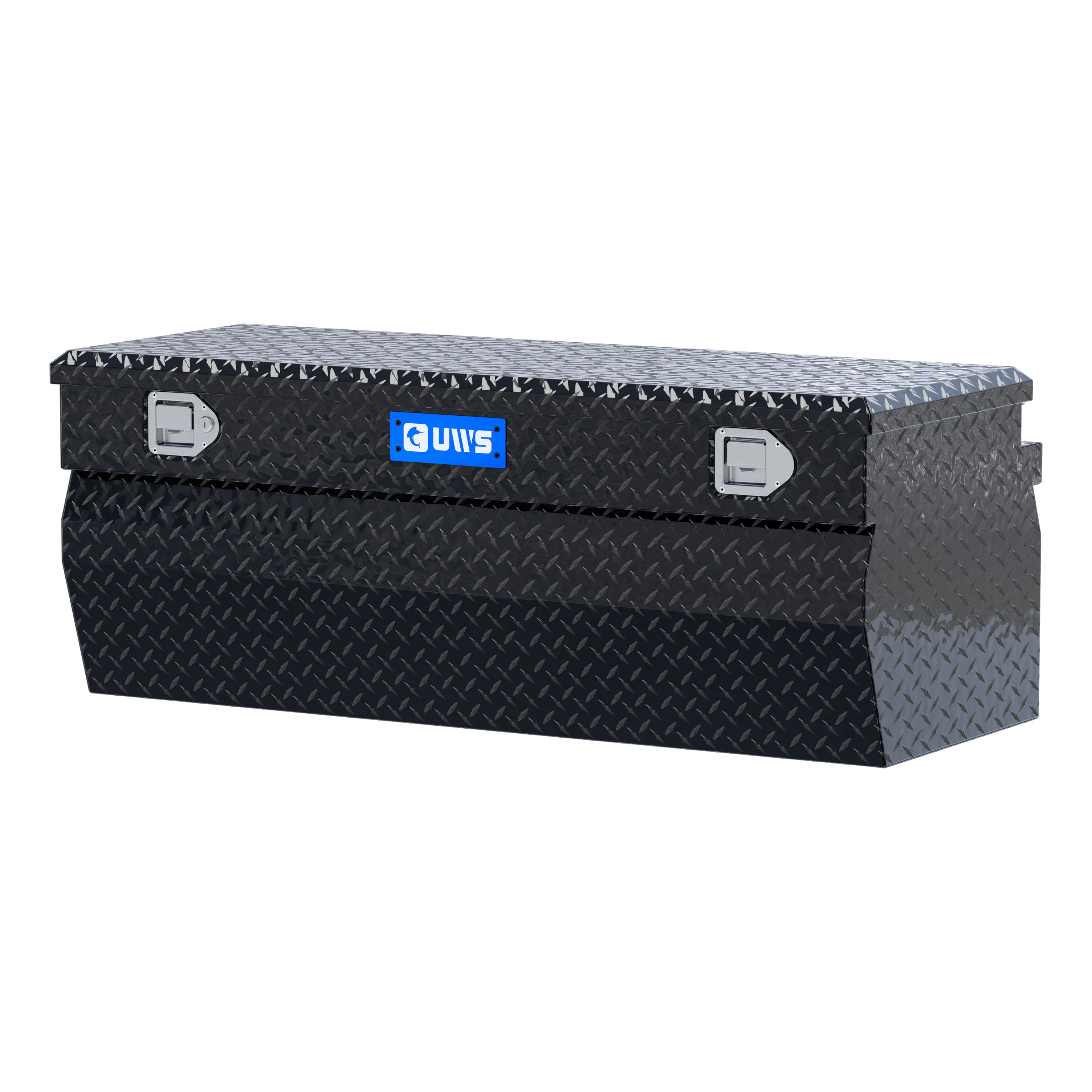 UWS TBC-48-W-BLK Gloss Black Aluminum 48" Wedge Utility Chest Box (LTL Shipping Only)