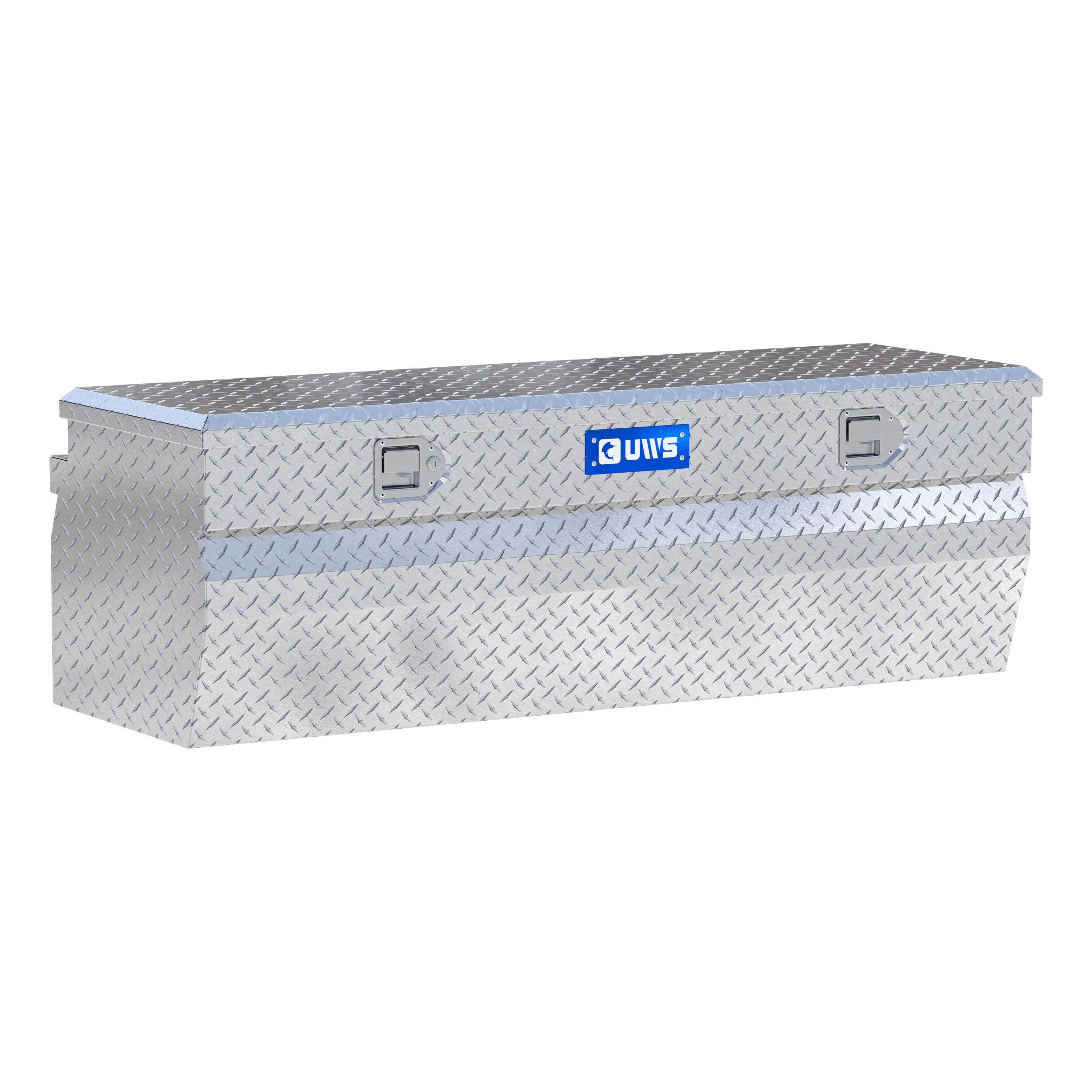 UWS TBC-55-W Bright Aluminum 55" Wedge Utility Chest Box (LTL Shipping Only)